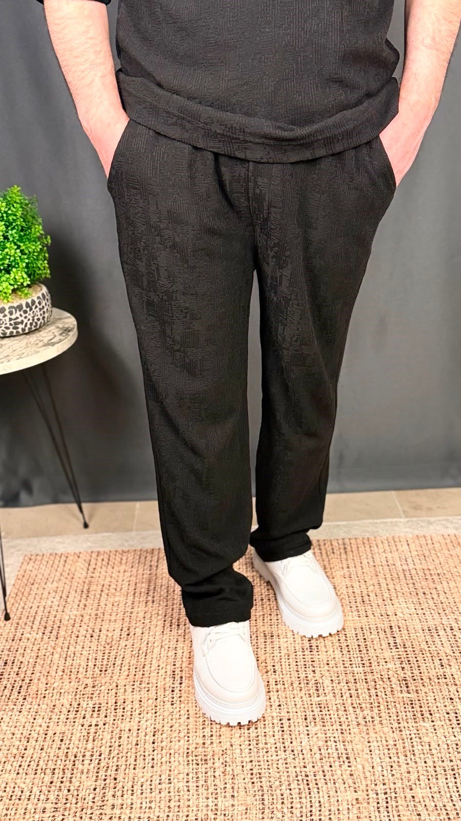 FERMUARLI POLO YAKA JOGGER TAKIM