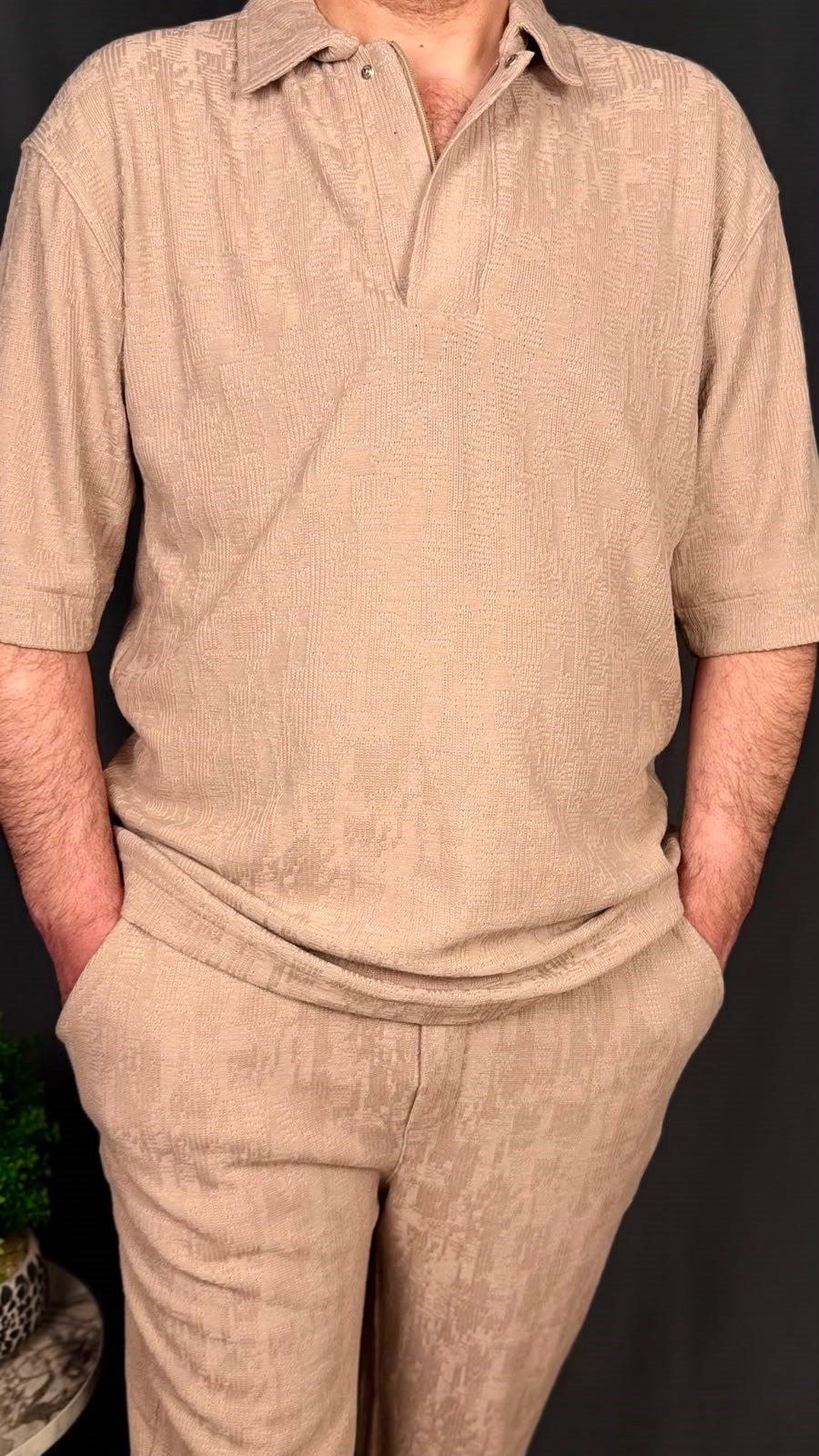 FERMUARLI POLO YAKA JOGGER TAKIM
