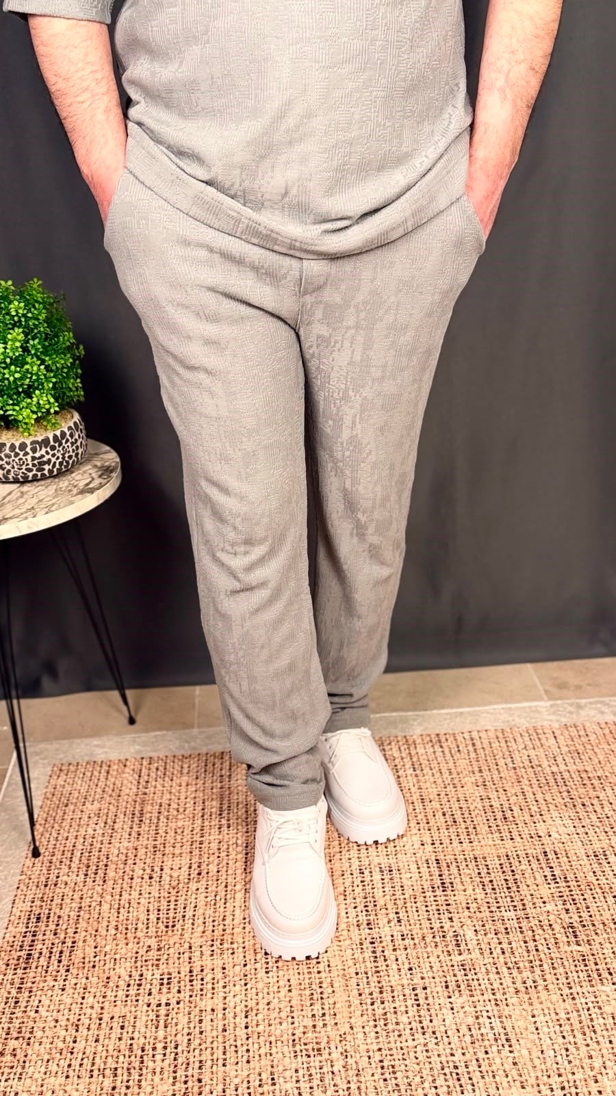FERMUARLI POLO YAKA JOGGER TAKIM