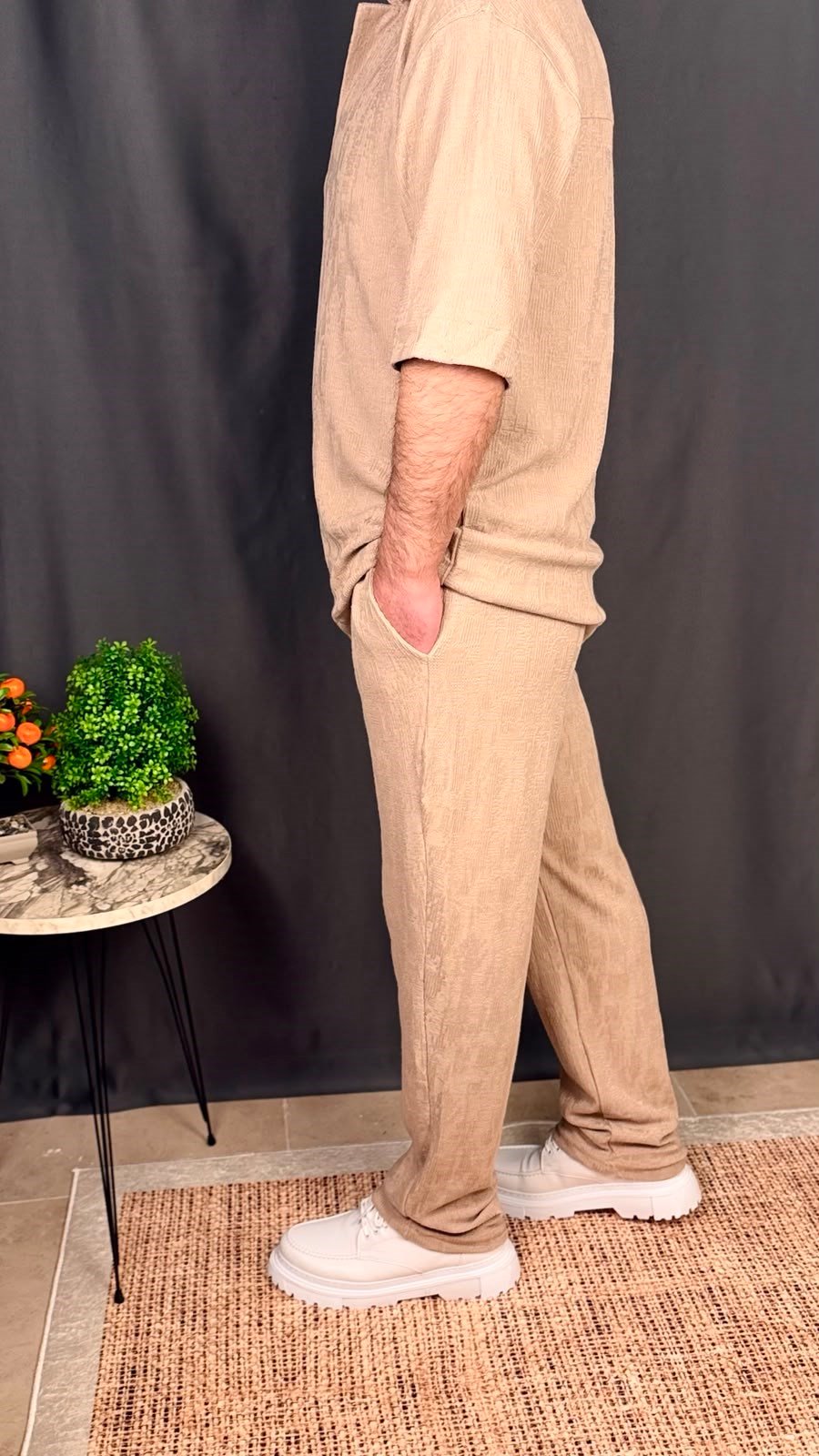 FERMUARLI POLO YAKA JOGGER TAKIM