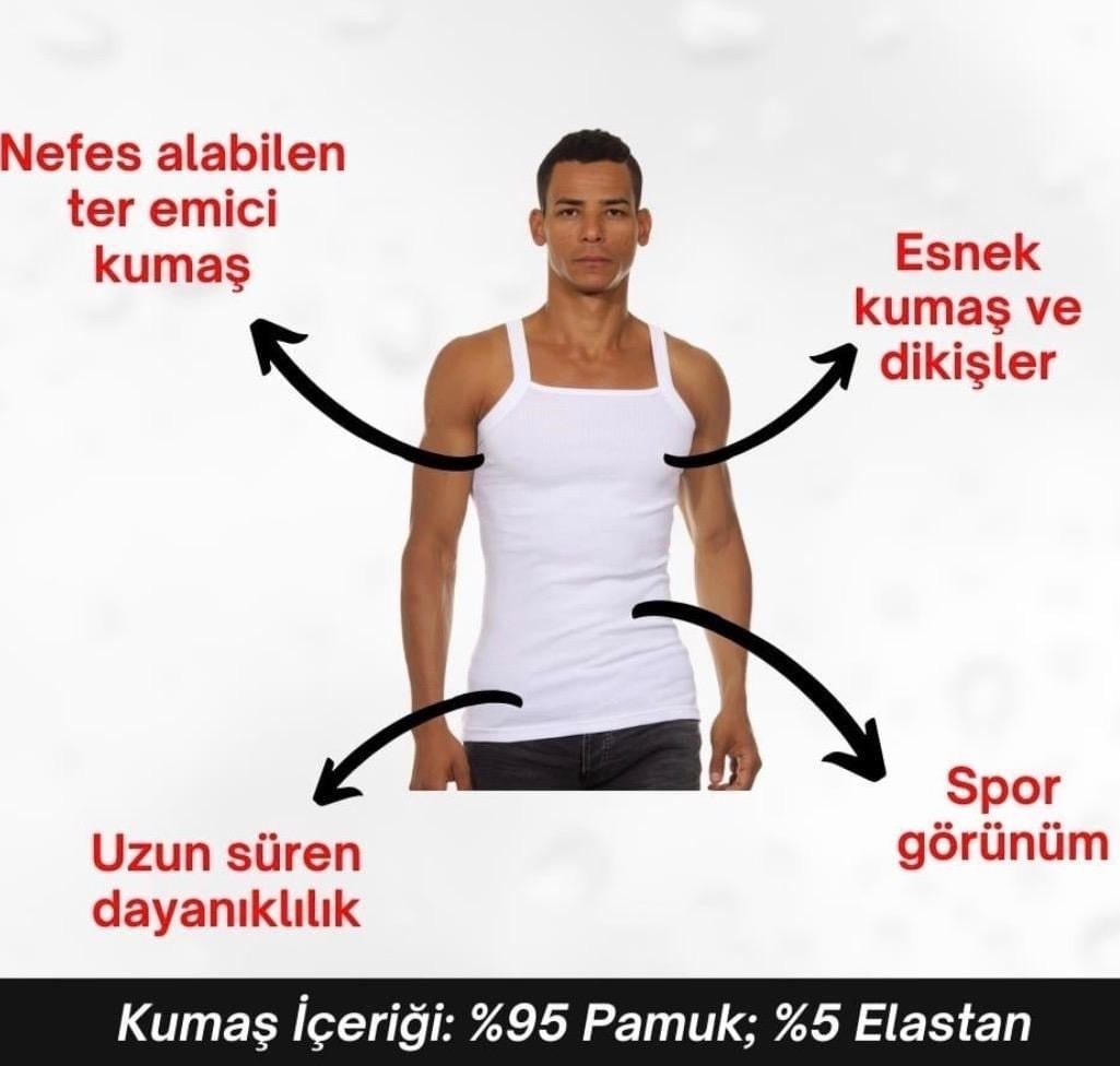 FİT SİYAH ERKEK ATLET (SİYAH)