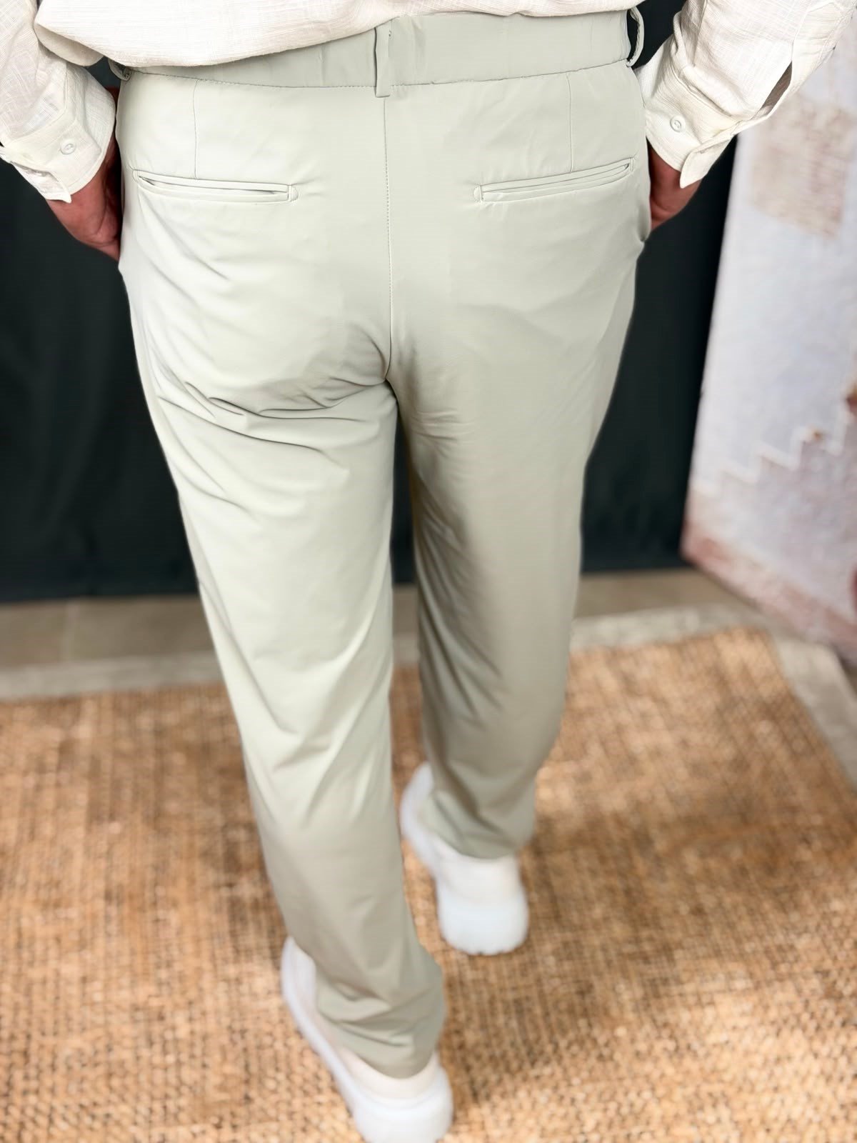 FULL LİKRALI BELİ BAĞCIKLI PANTOLON