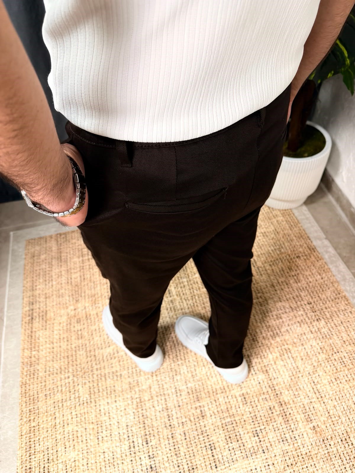 GABARDİN KETEN PANTOLON
