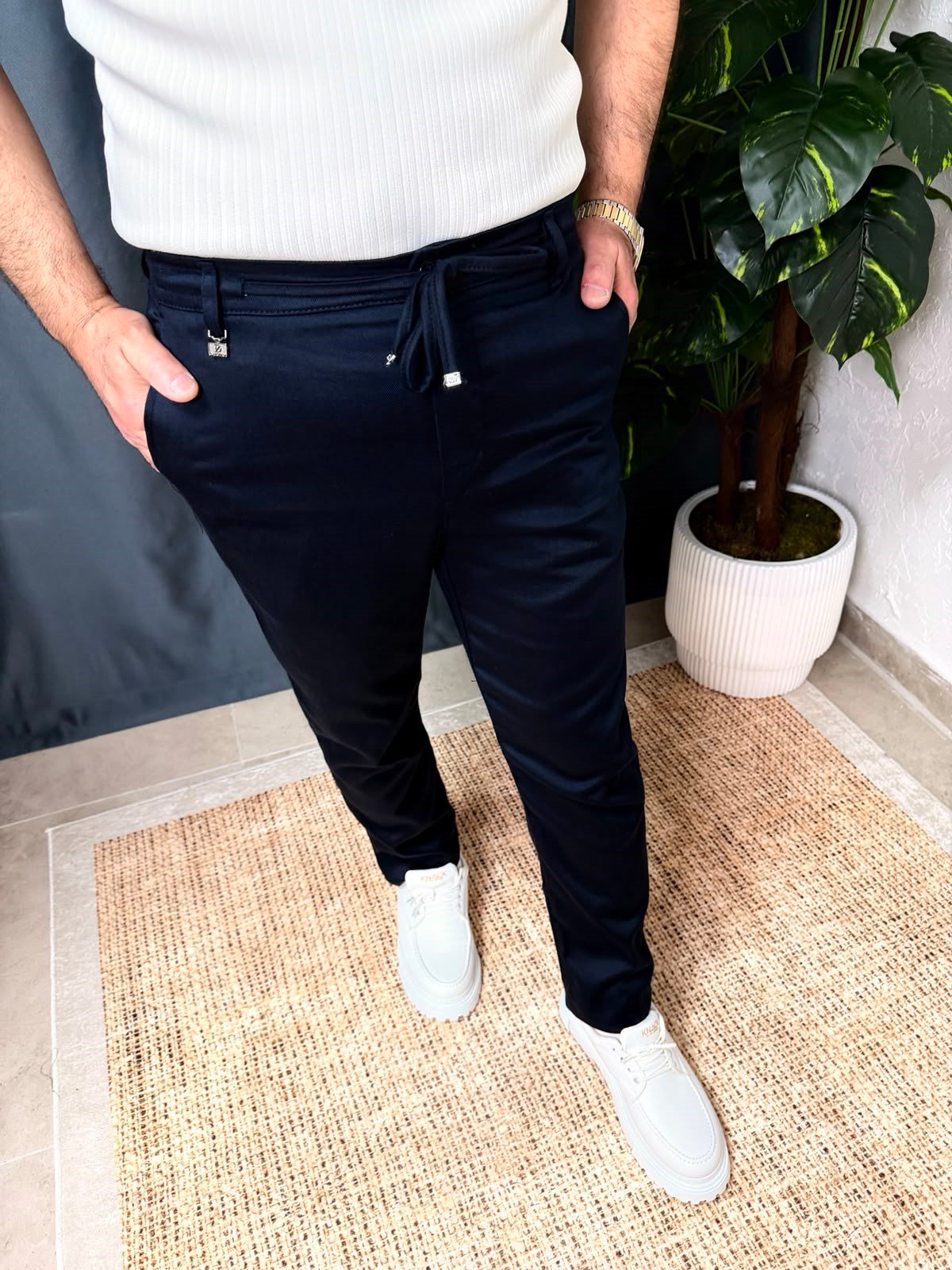 GABARDİN KETEN PANTOLON