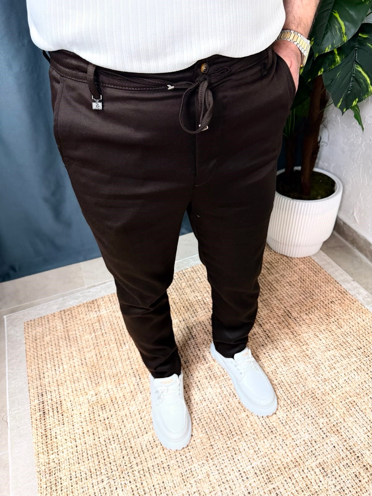 GABARDİN KETEN PANTOLON