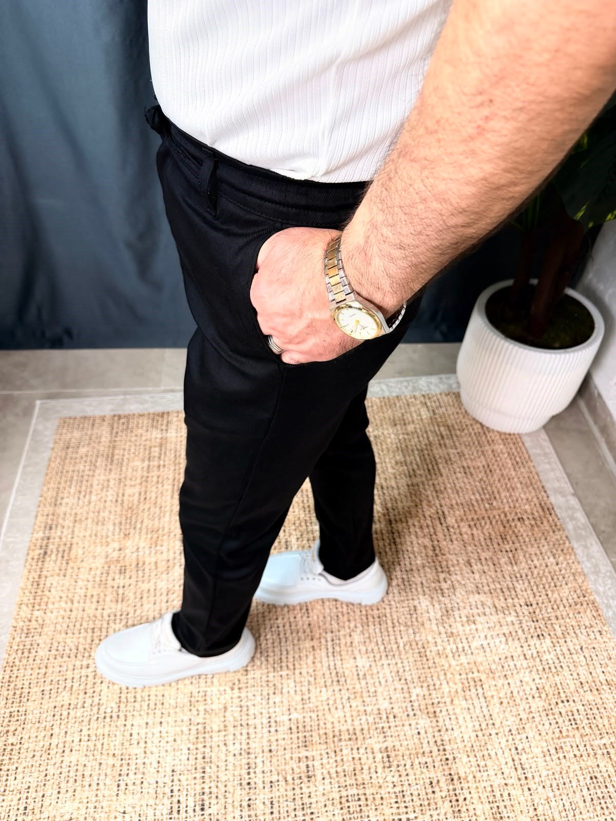 GABARDİN KETEN PANTOLON