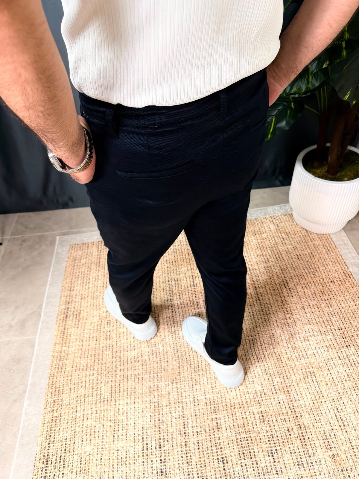 GABARDİN KETEN PANTOLON