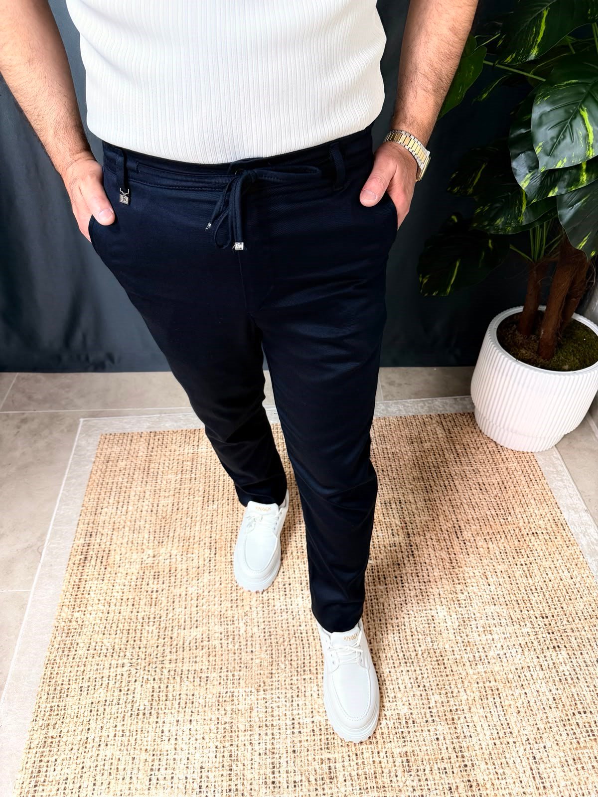 GABARDİN KETEN PANTOLON
