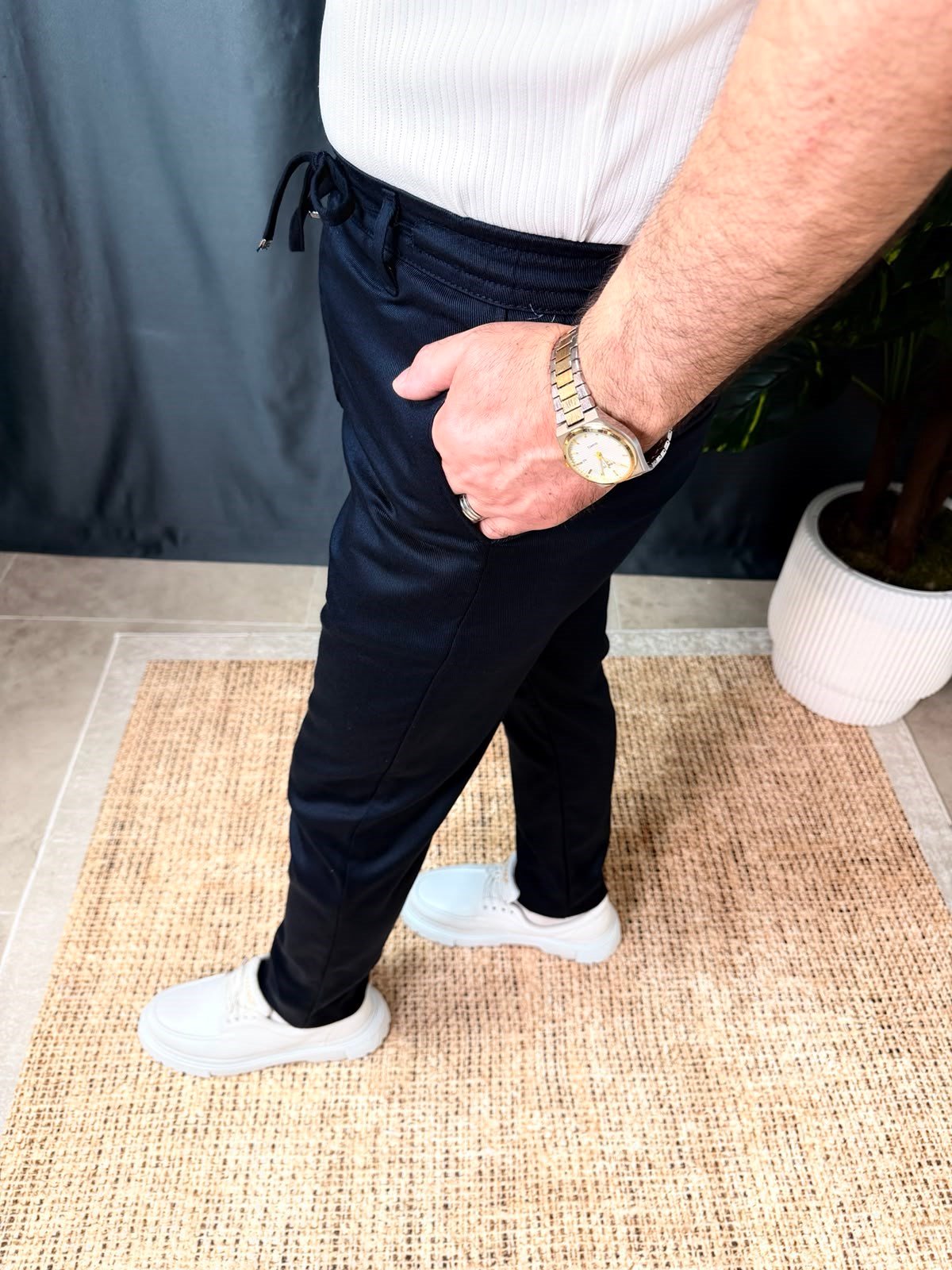 GABARDİN KETEN PANTOLON