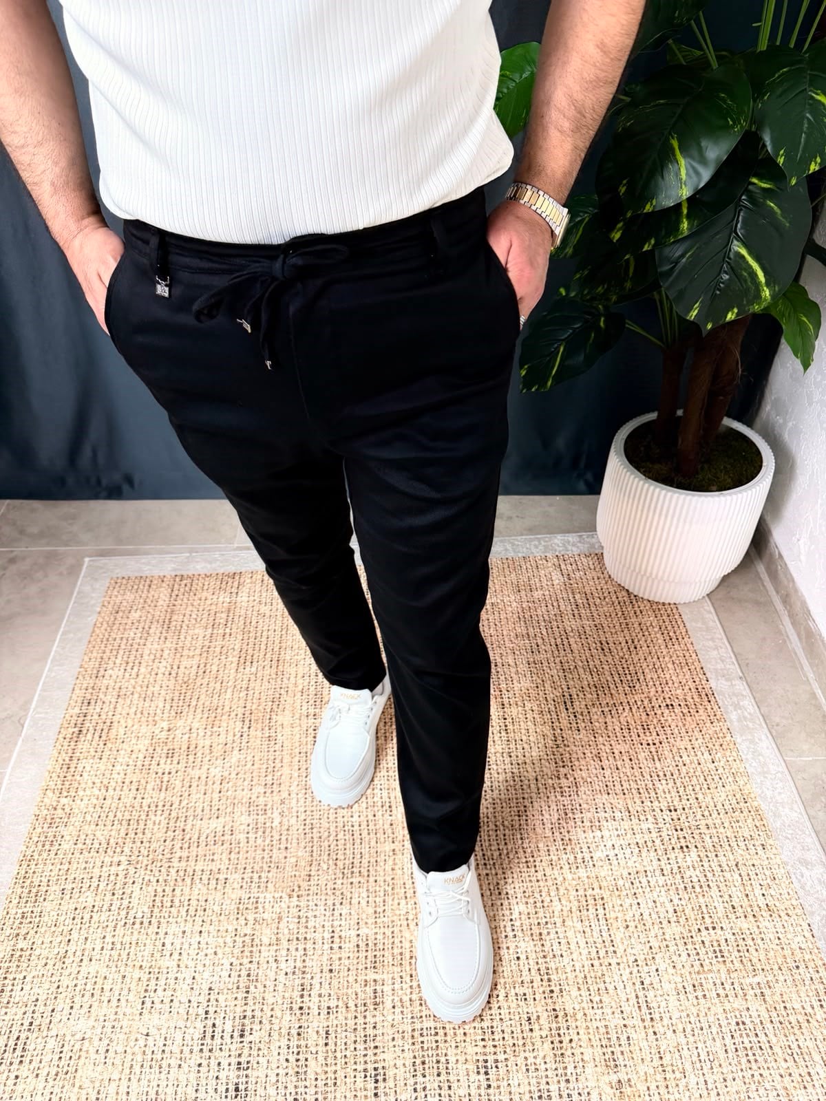 GABARDİN KETEN PANTOLON