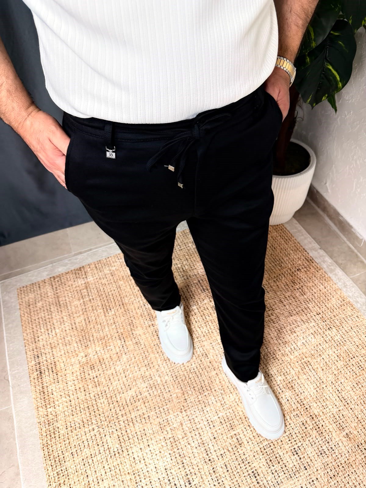 GABARDİN KETEN PANTOLON