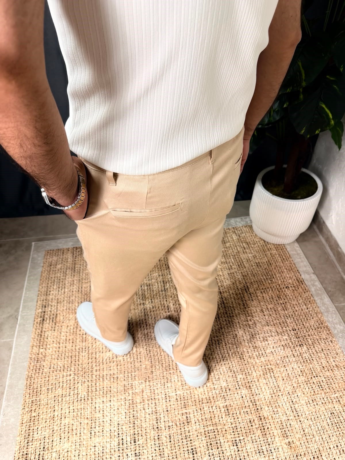 GABARDİN KETEN PANTOLON