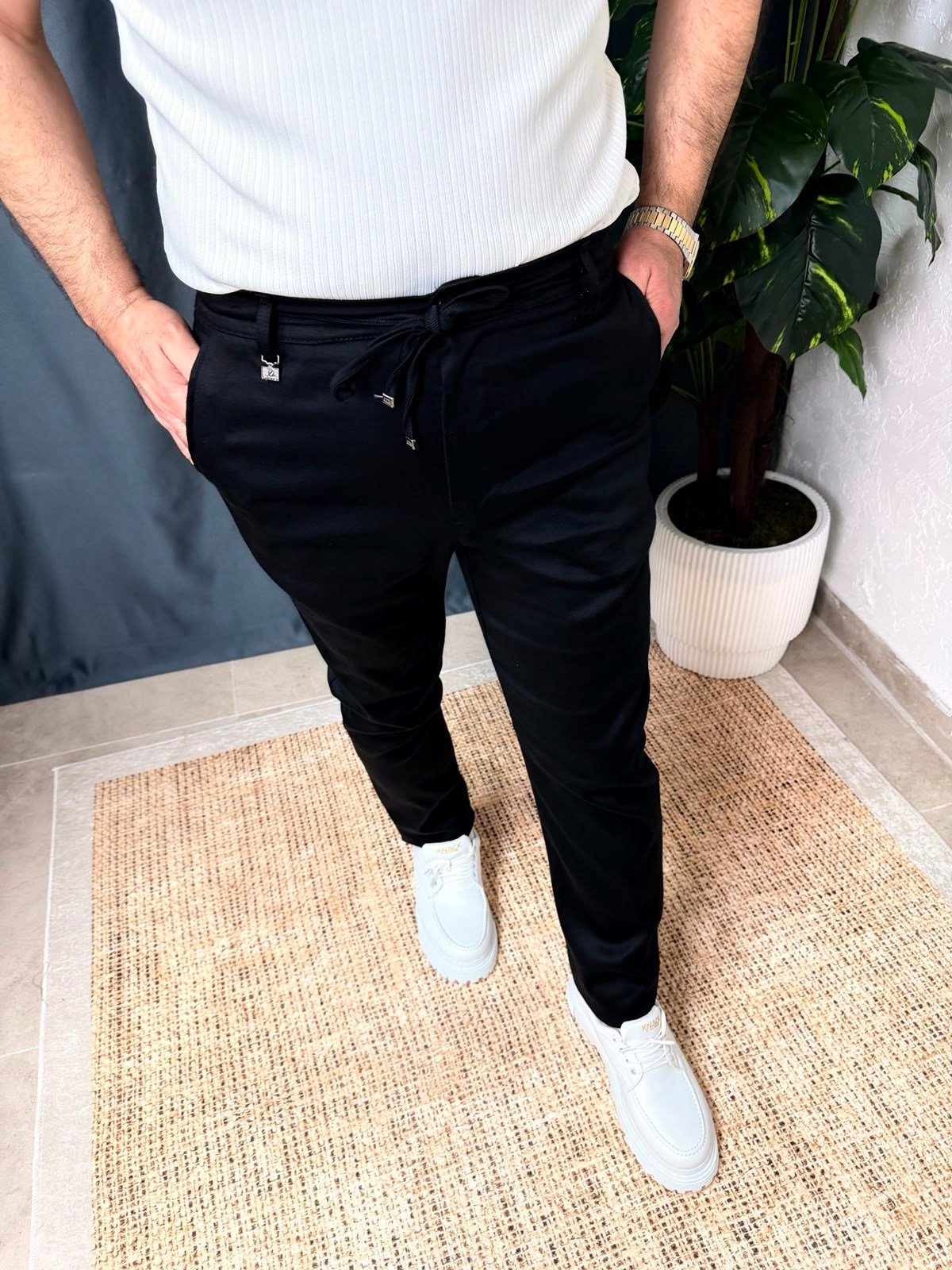 GABARDİN KETEN PANTOLON
