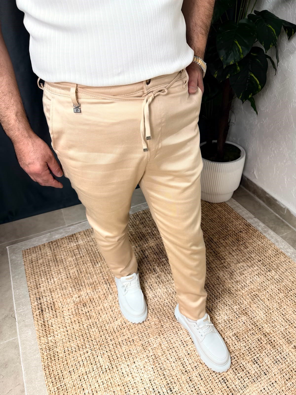GABARDİN KETEN PANTOLON