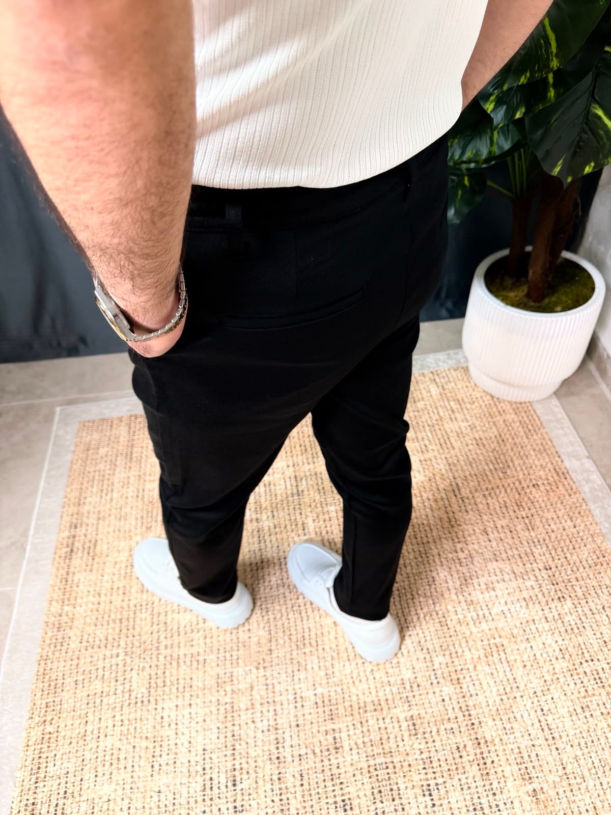 GABARDİN KETEN PANTOLON