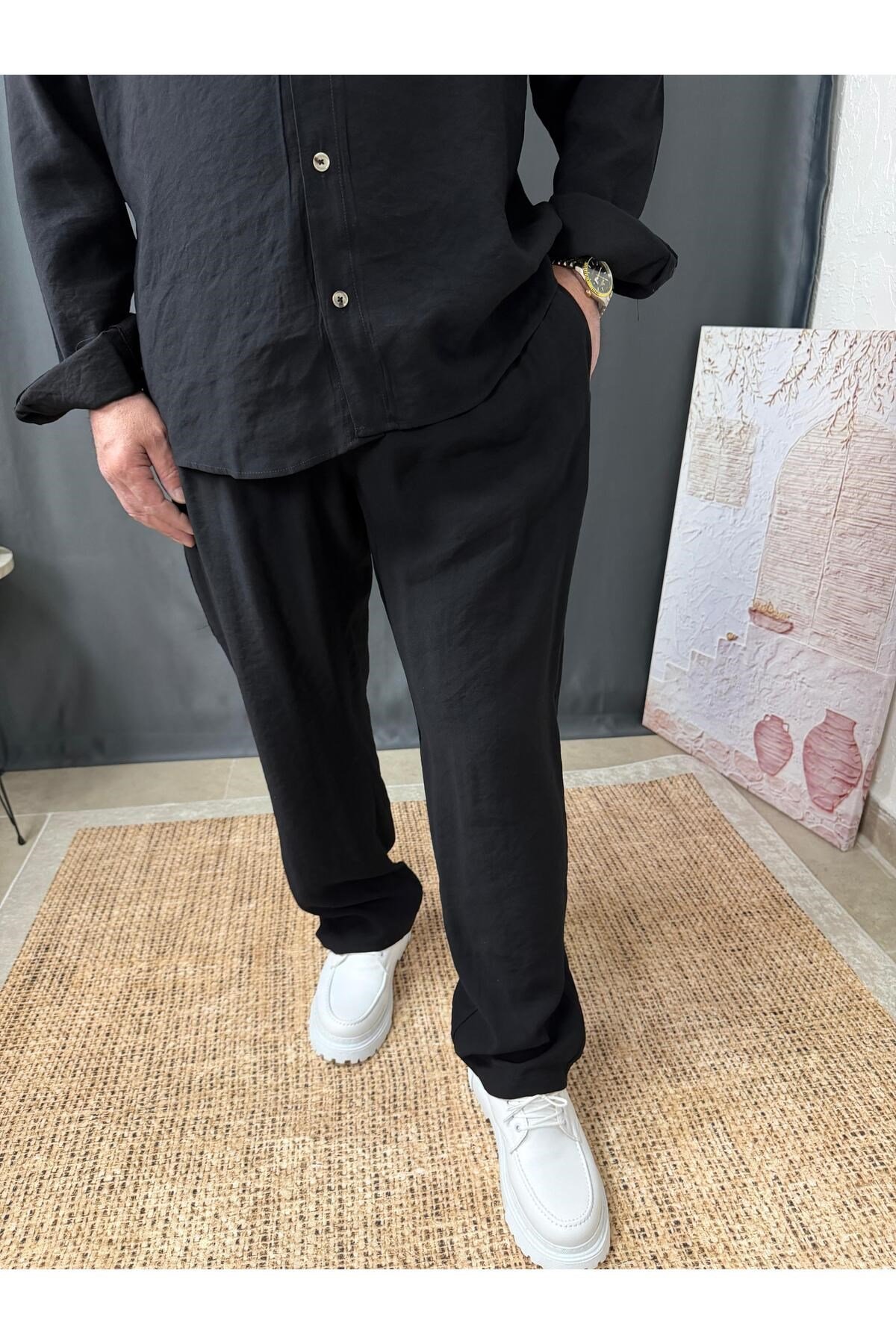 GLOOS ROBALİ GÖMLEK PANTOLON TAKIM
