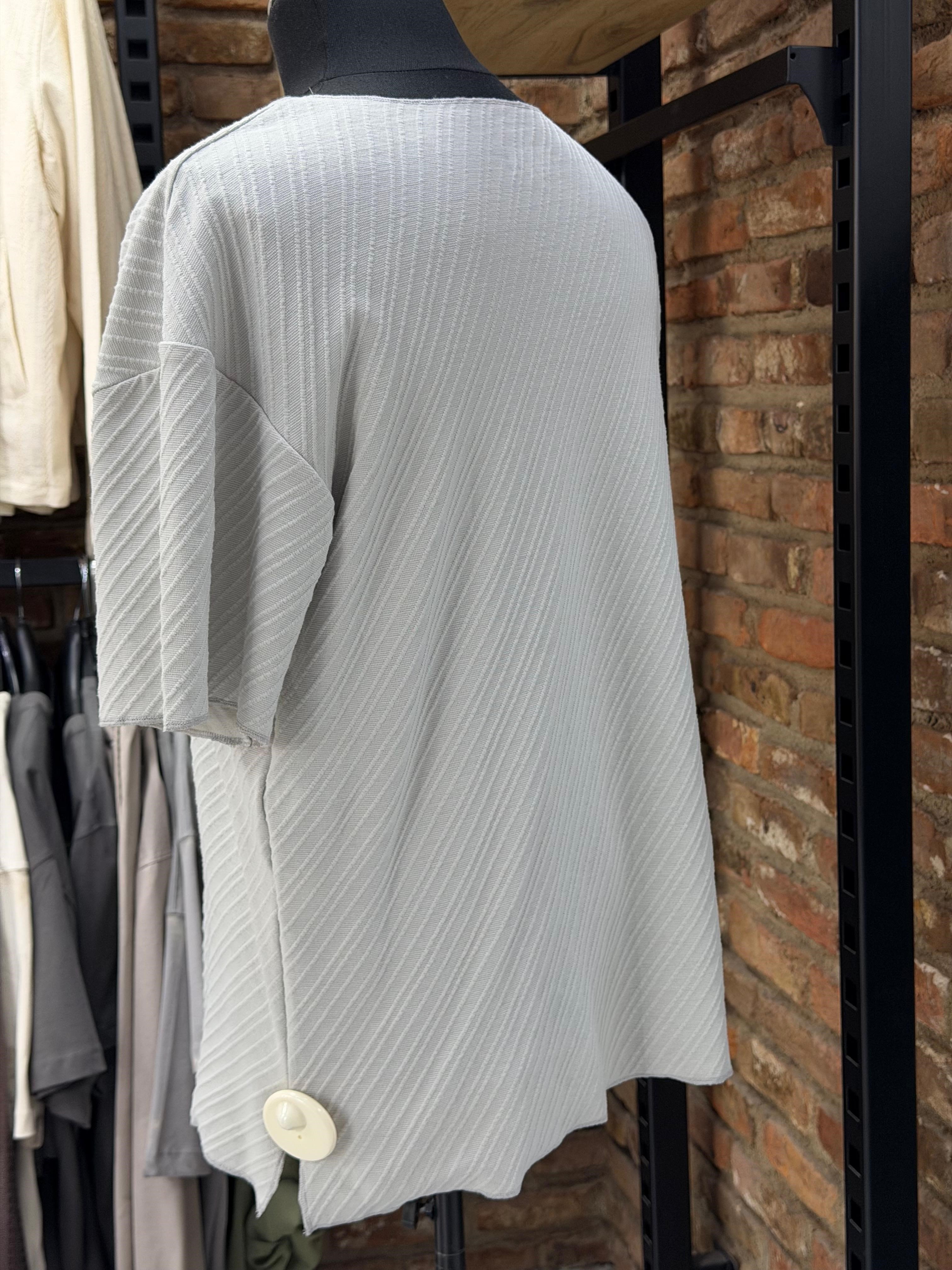 Halat Dikiş Detaylı Oversize Tişört