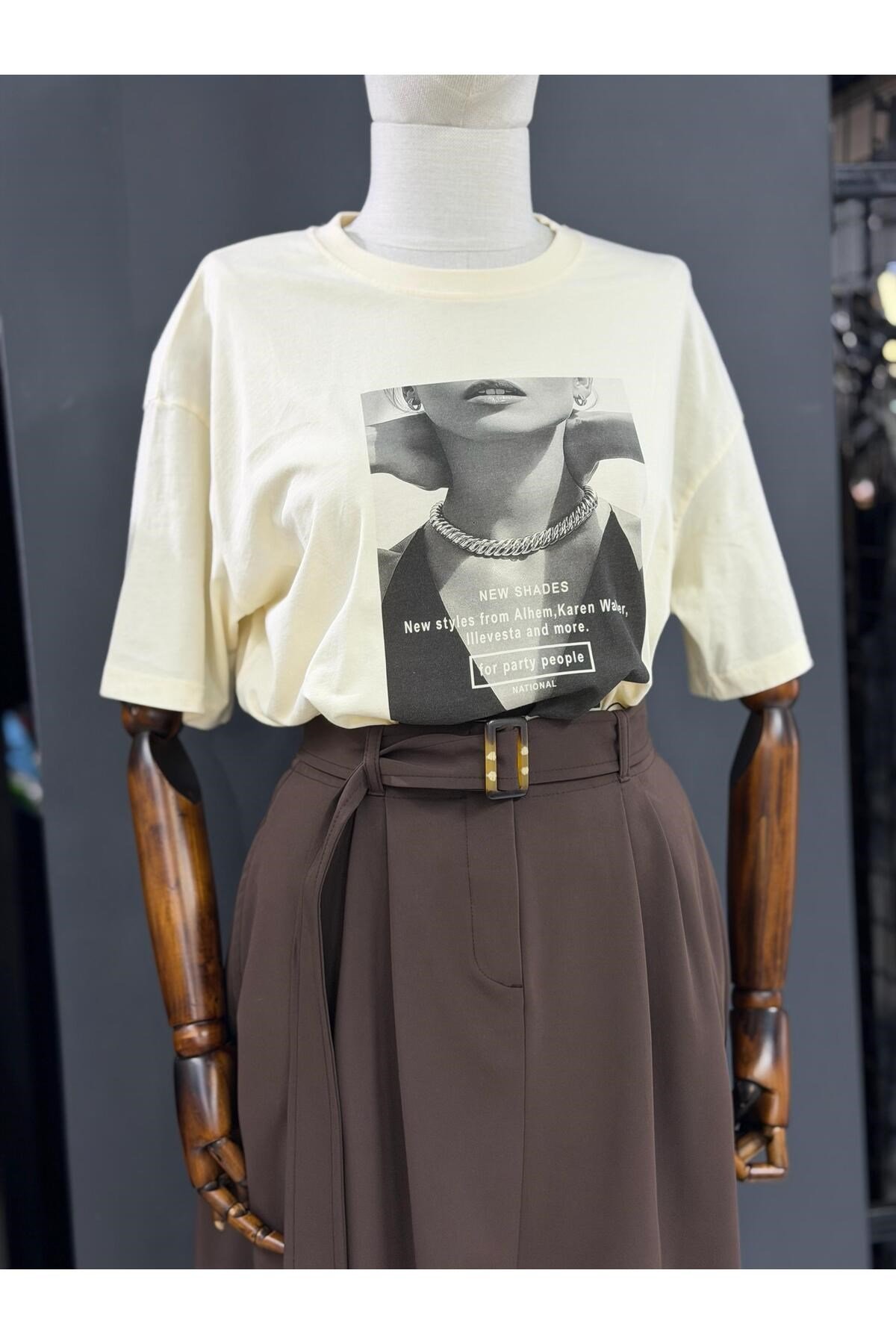 KADIN BASKILI TİŞÖRT