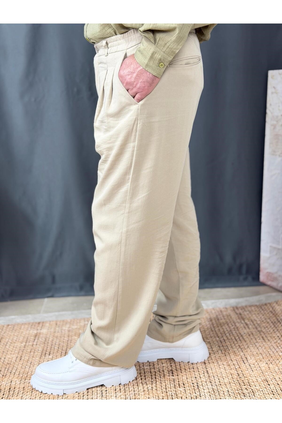 KETEN BAGGY PANTOLON