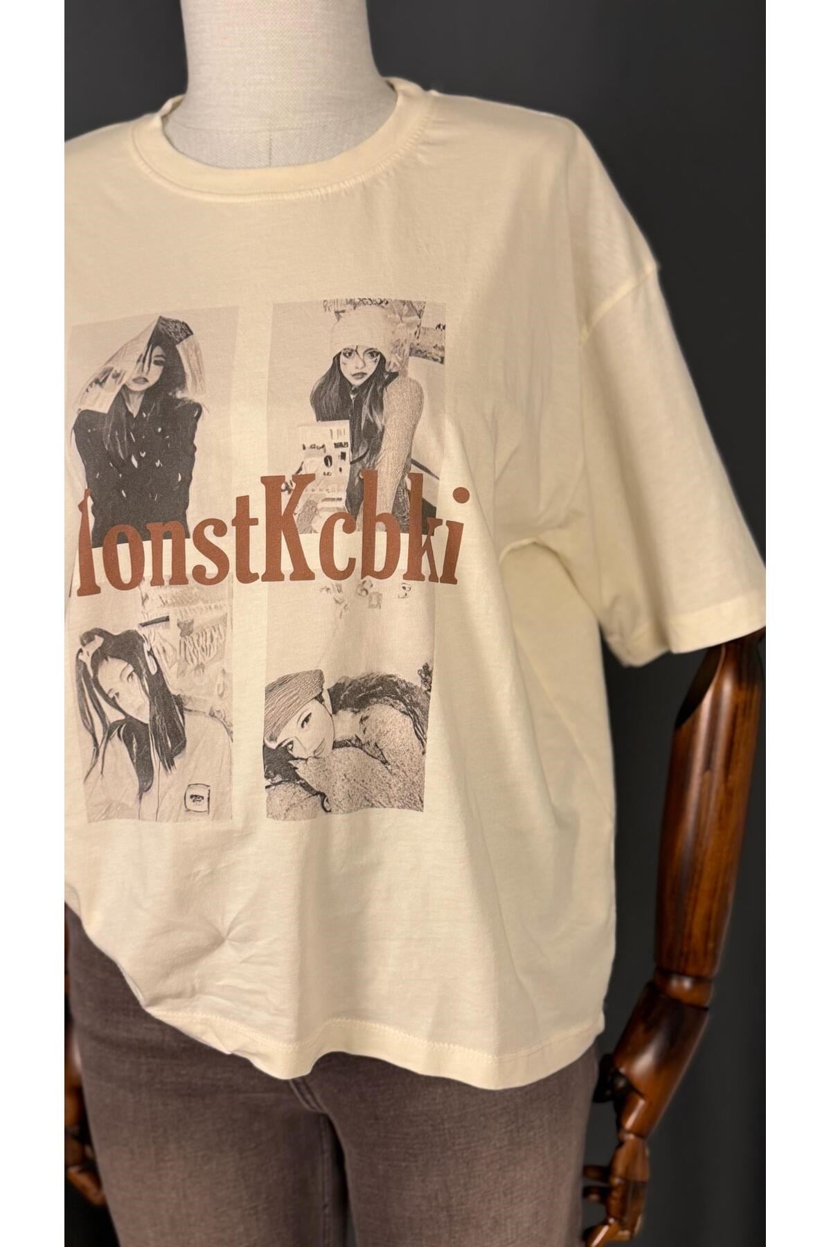 KIZ BASKILI TİŞÖRT