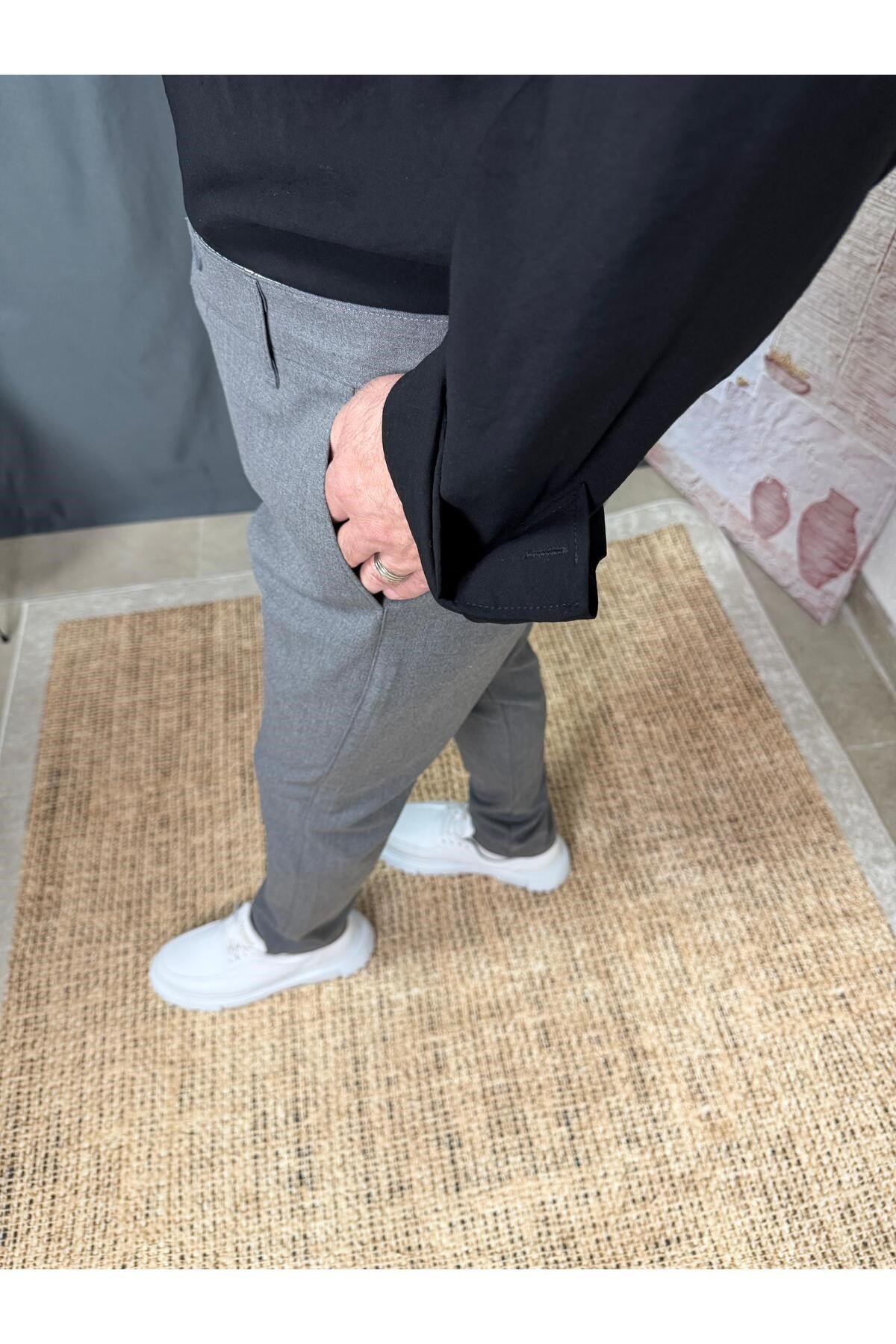 KLASİK DAR KESİM KUMAŞ PANTOLON