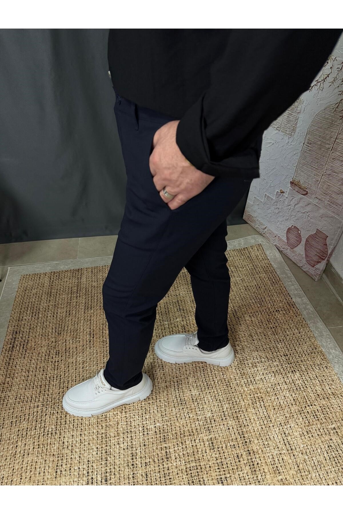 KLASİK DAR KESİM KUMAŞ PANTOLON
