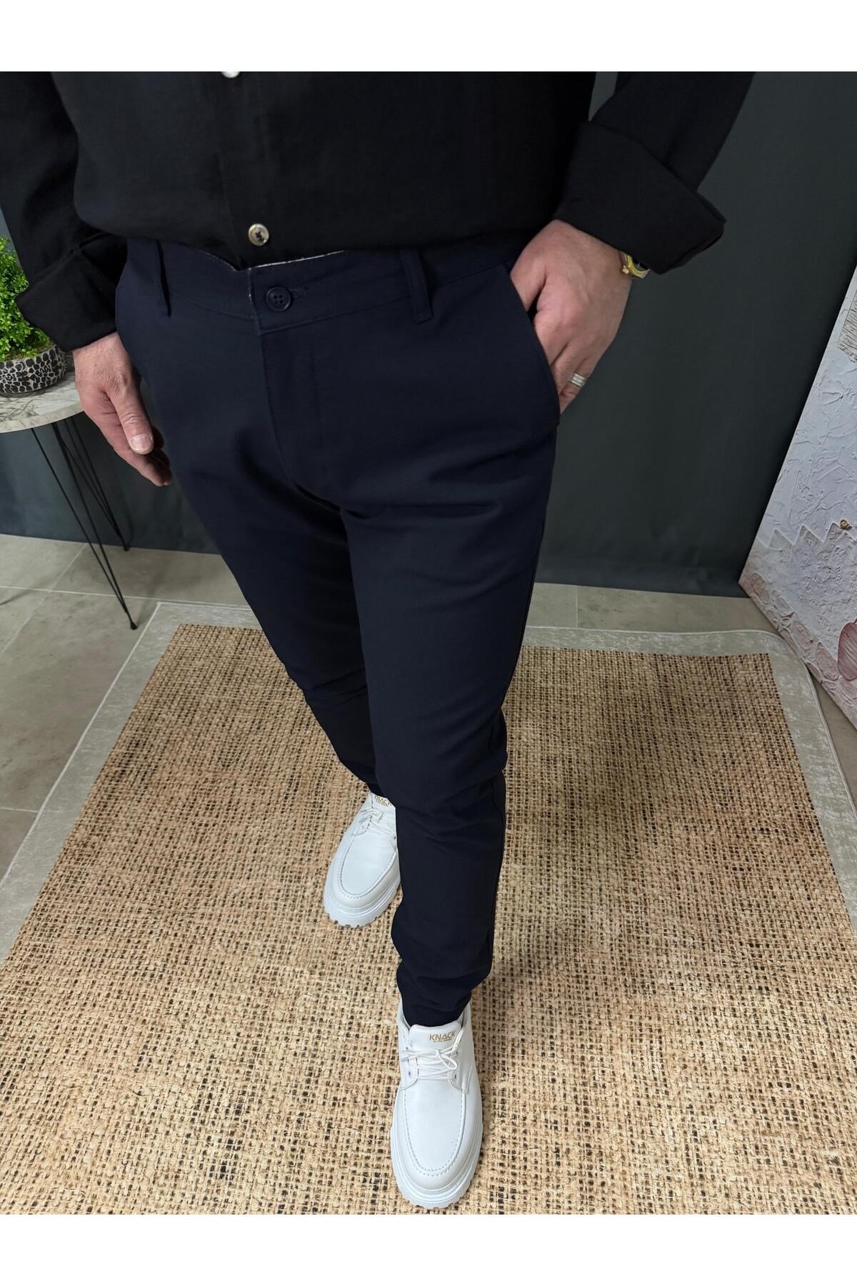 KLASİK DAR KESİM KUMAŞ PANTOLON