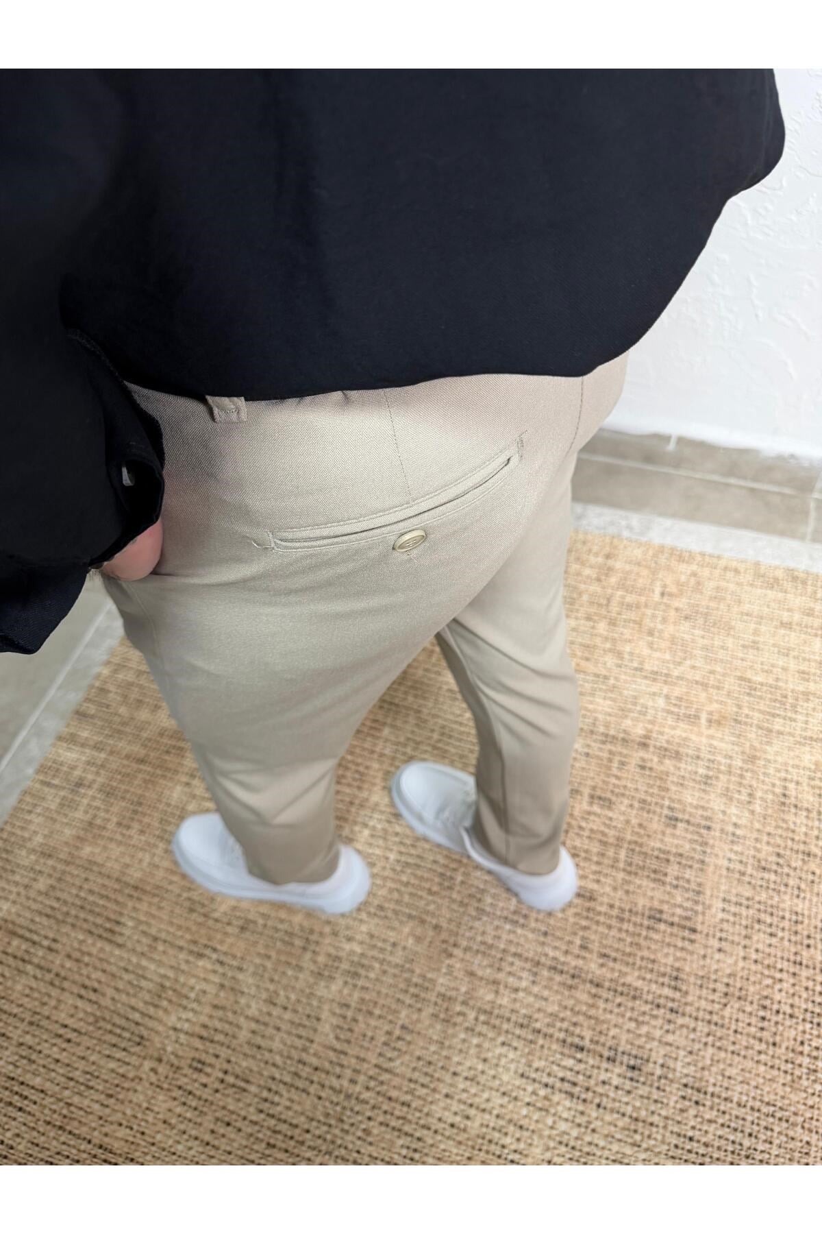 KLASİK DAR KESİM KUMAŞ PANTOLON