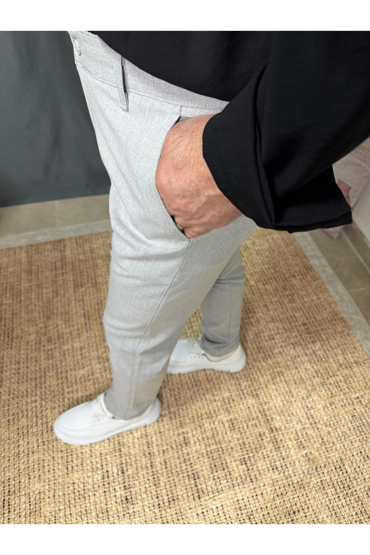 KLASİK DAR KESİM KUMAŞ PANTOLON