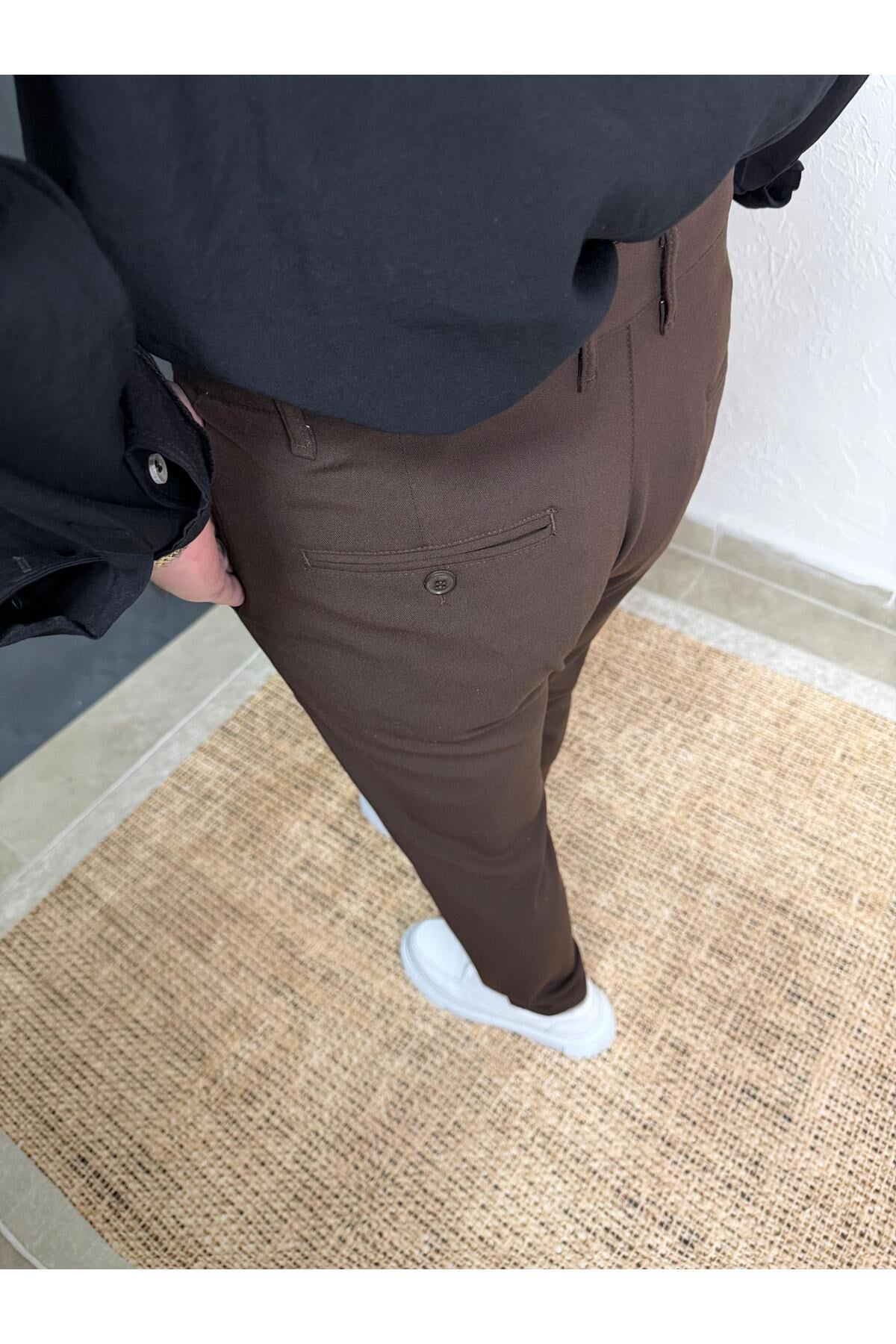 KLASİK DAR KESİM KUMAŞ PANTOLON