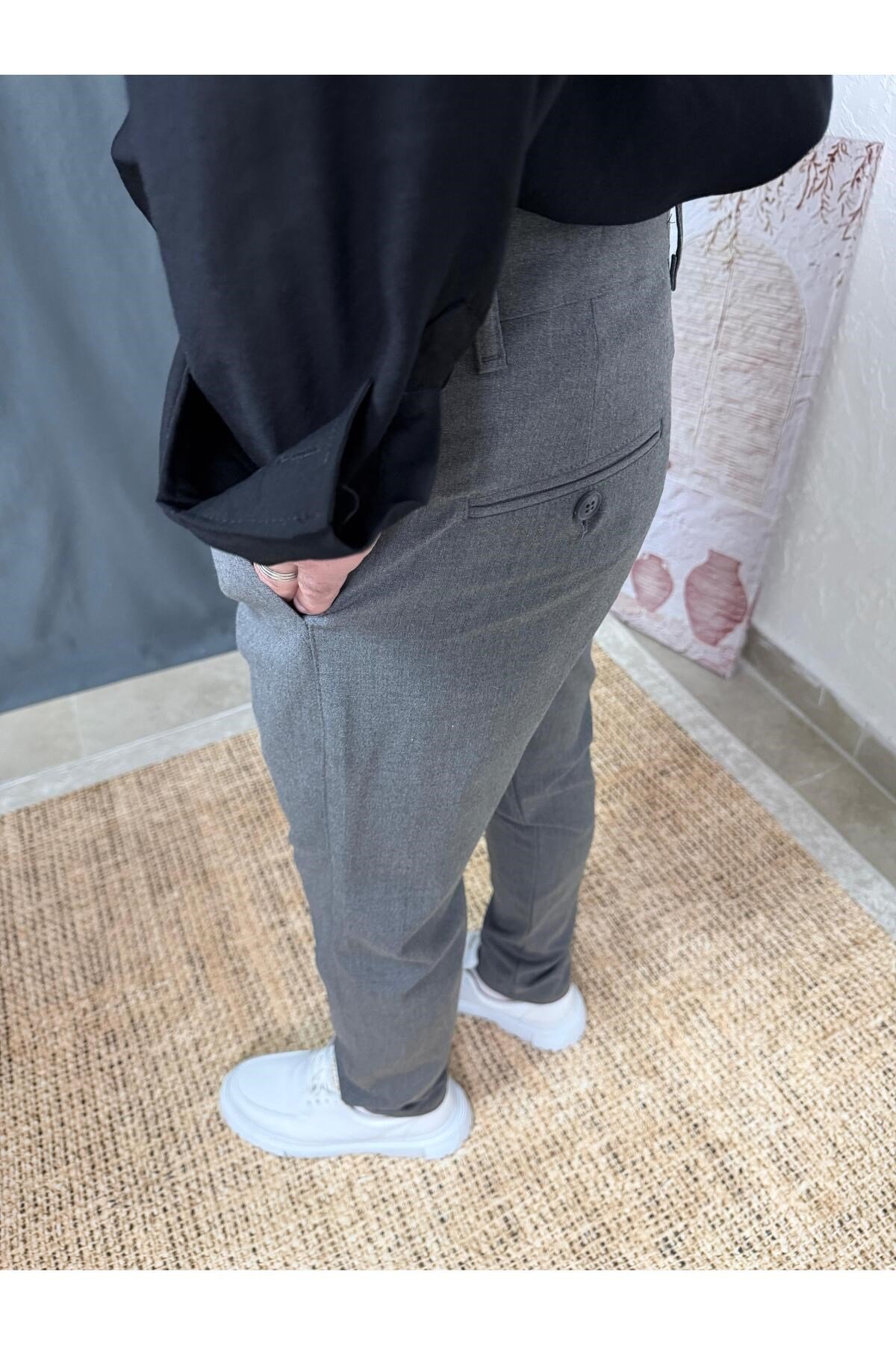 KLASİK DAR KESİM KUMAŞ PANTOLON