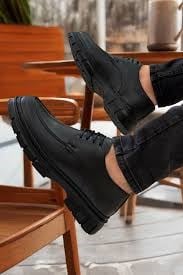 KNACK ERKEK BAĞCIKLI AYAKKABI (SİYAH-2556)