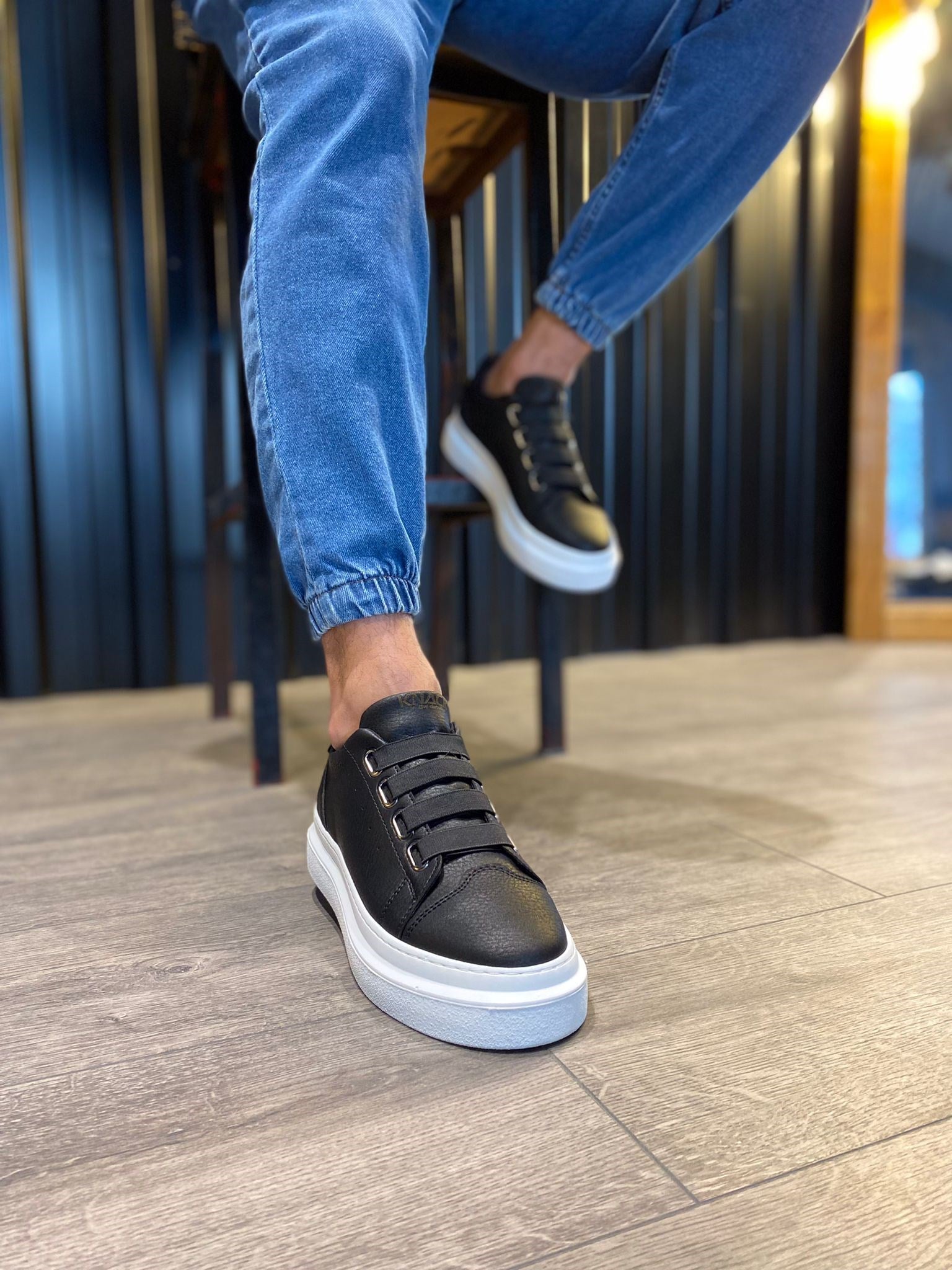 KNACK YÜKSEK TABAN SNEAKERS (521 SİYAH SÜET)