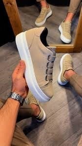 KNACK YÜKSEK TABANLI SNEAKERS (VİZON SÜET 521)