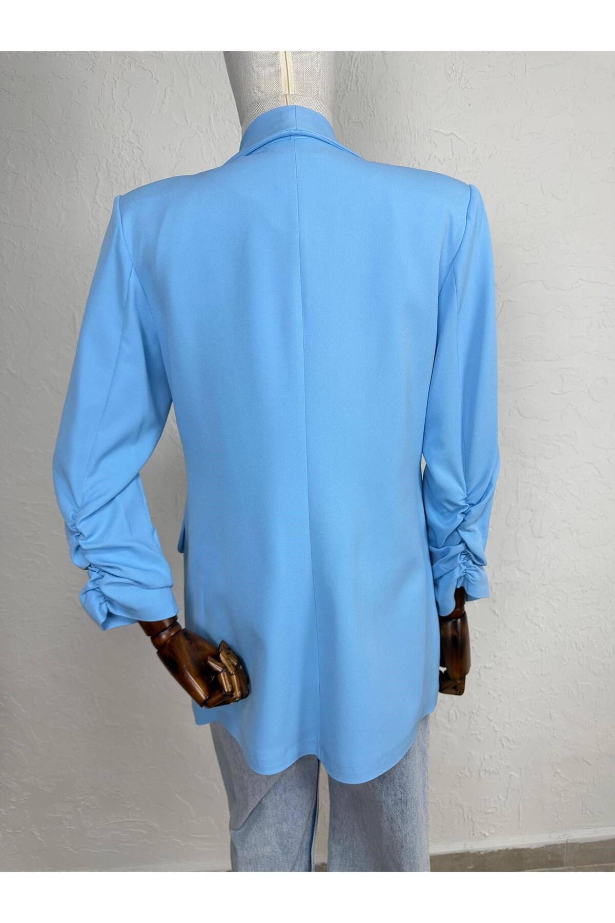 KOLU BÜZGĞLĞ BLAZER CEKET