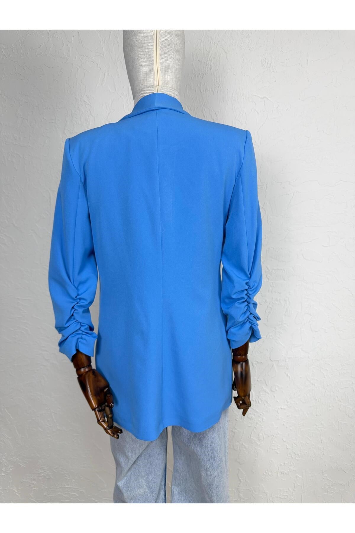 KOLU BÜZGĞLĞ BLAZER CEKET