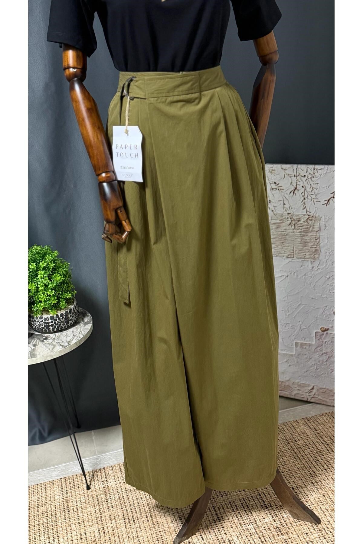 KUŞAKLI PANTOLON