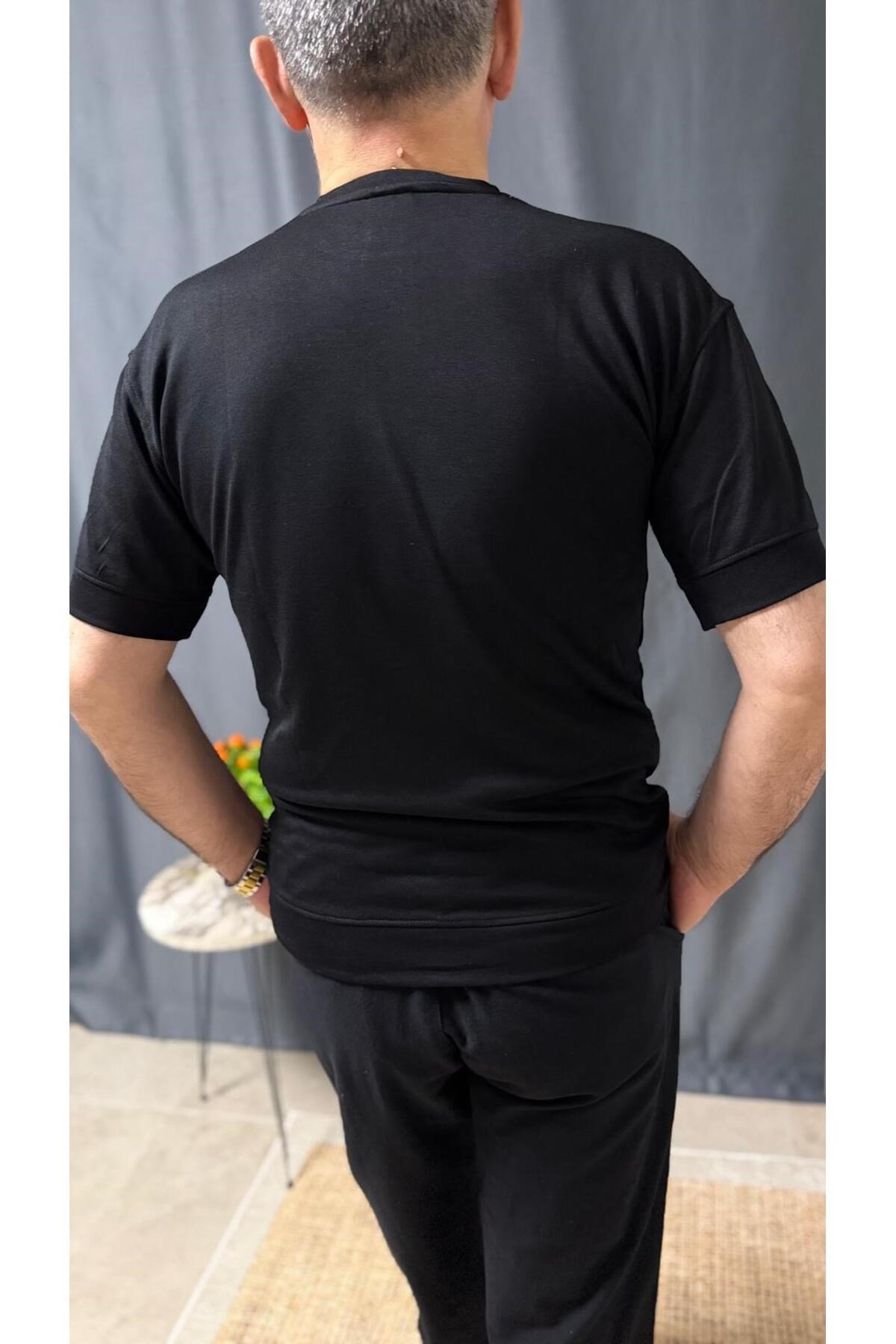 LİCRALI BELİ LASTİKLİ KETEN BAGGY PANTOLON (6700)