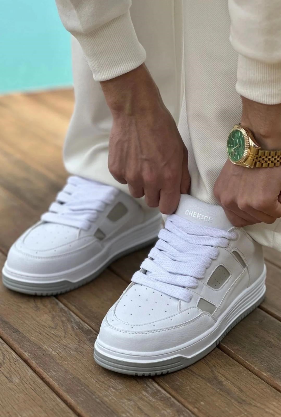 MACKREEZY ERKEK SNEAKER AYAKKABI (BEYAZ)