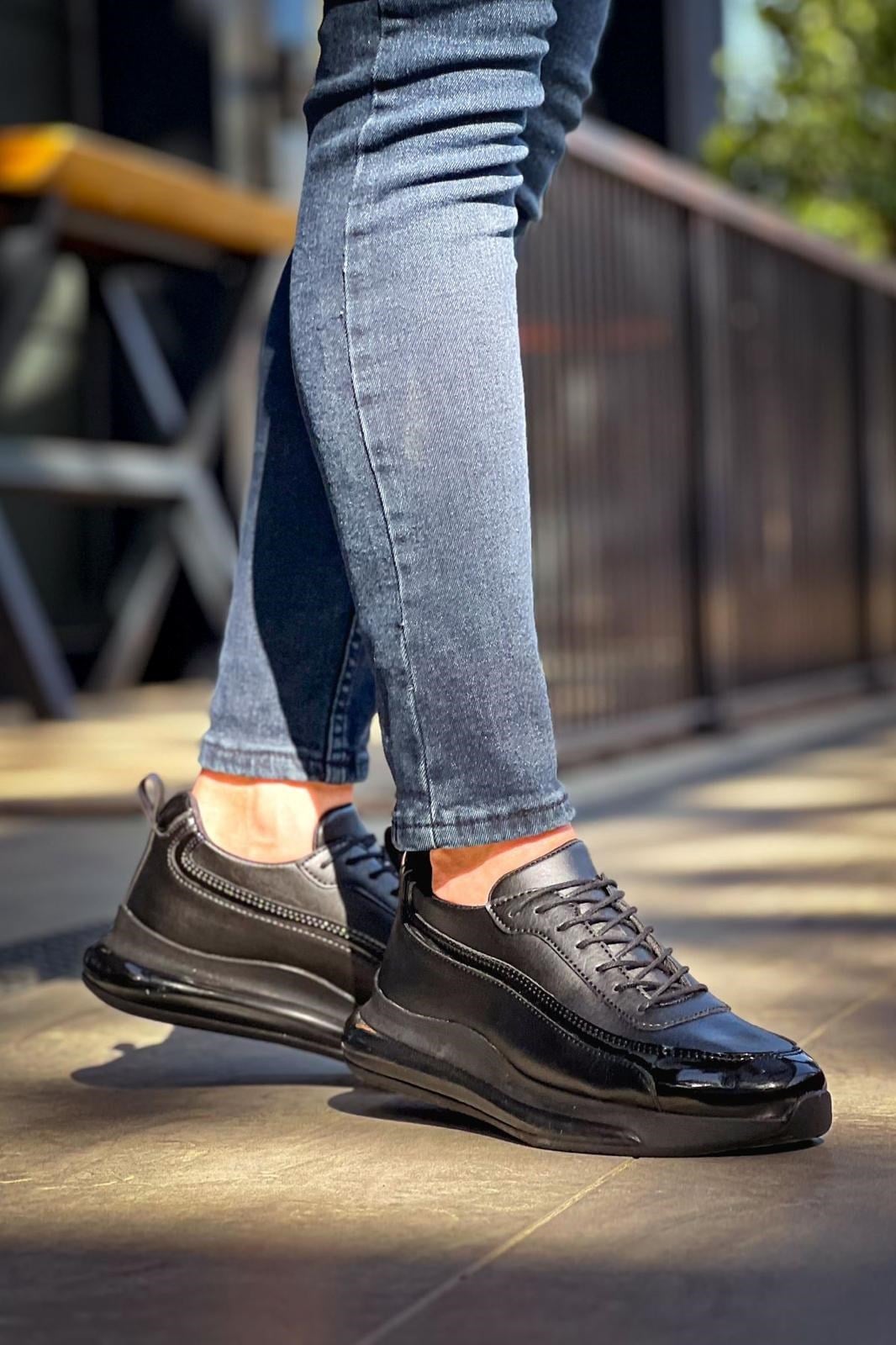 MACKREEZY ERKEK SNEAKER AYAKKABI (CH295 SİYAH)
