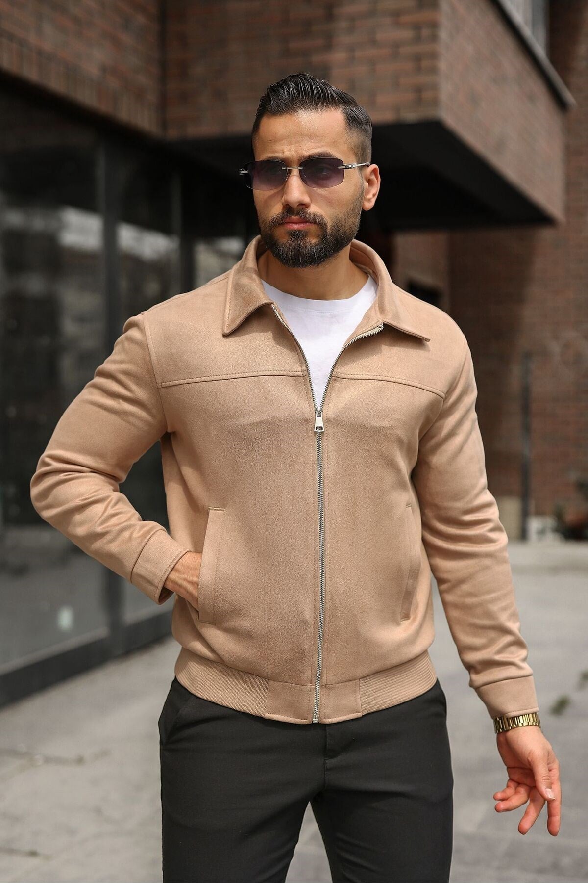 MEVSİMLİK SÜET CASUAL CEKET