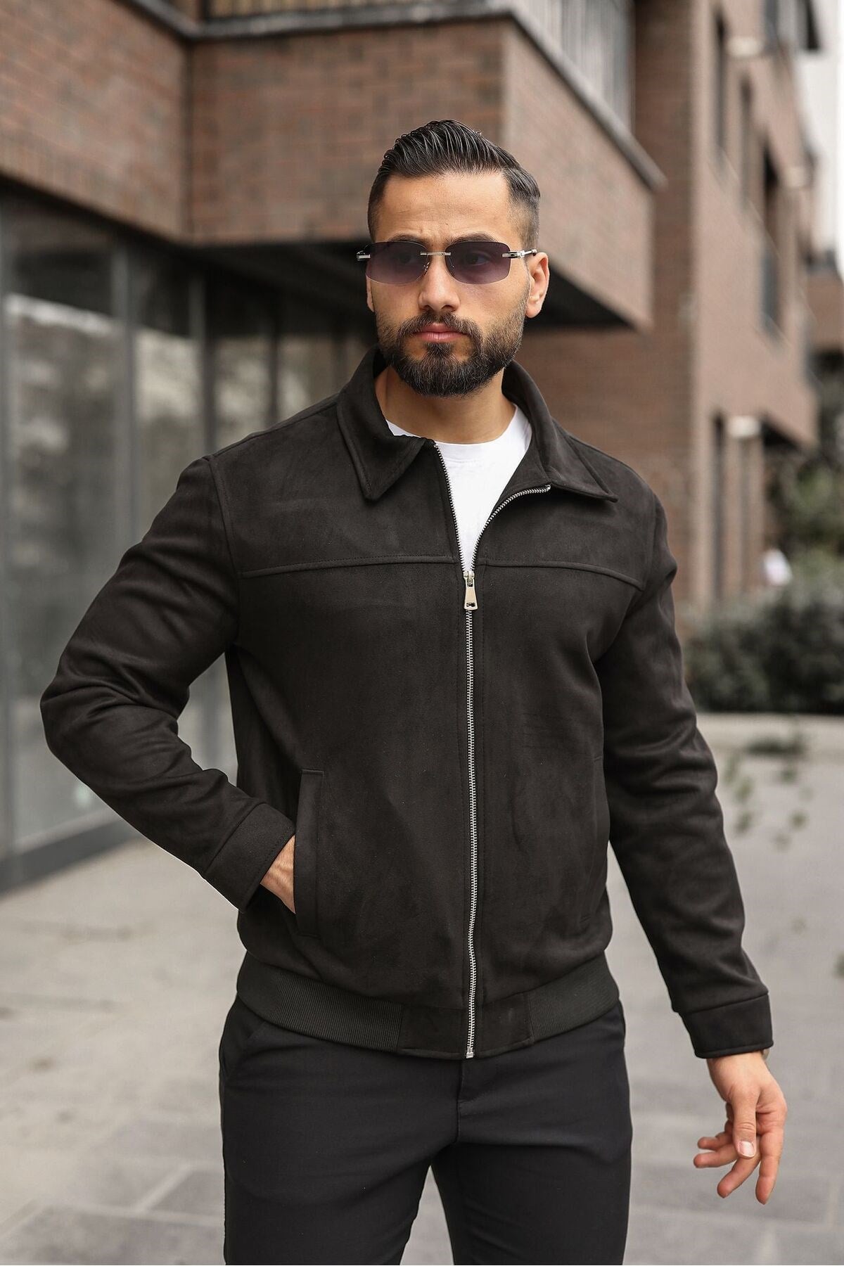MEVSİMLİK SÜET CASUAL CEKET