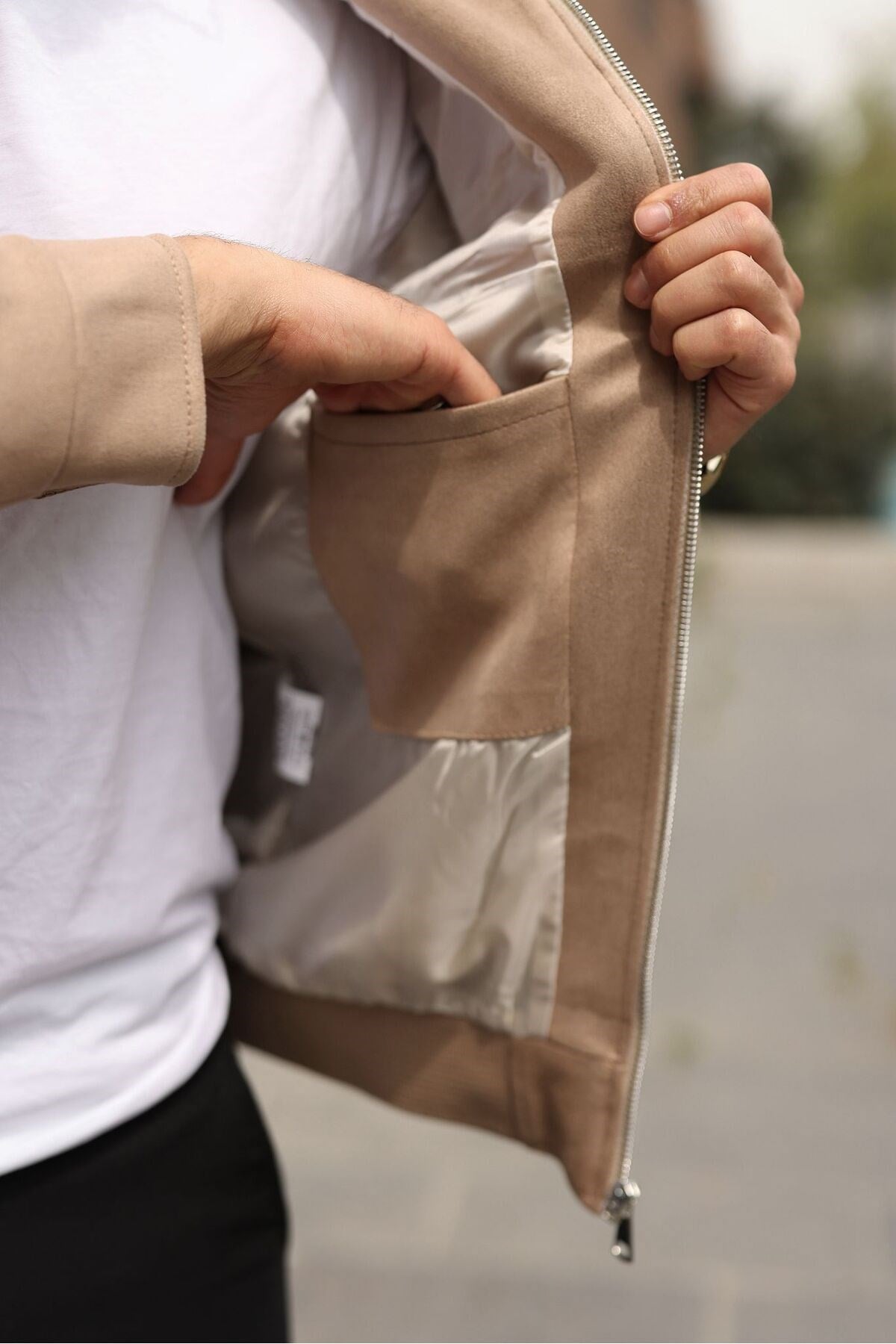 MEVSİMLİK SÜET CASUAL CEKET