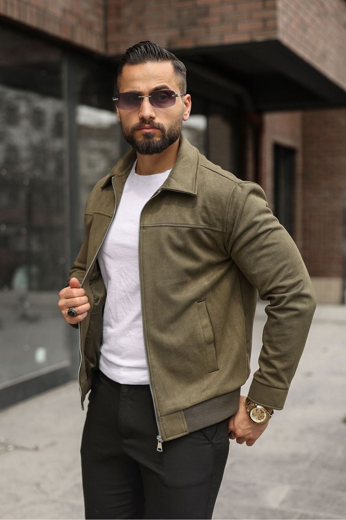 MEVSİMLİK SÜET CASUAL CEKET