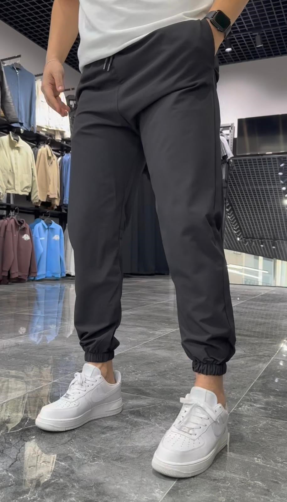 MİCRO PAÇA LASTİKLİ JOGGER PANTOLON (SİYAH)