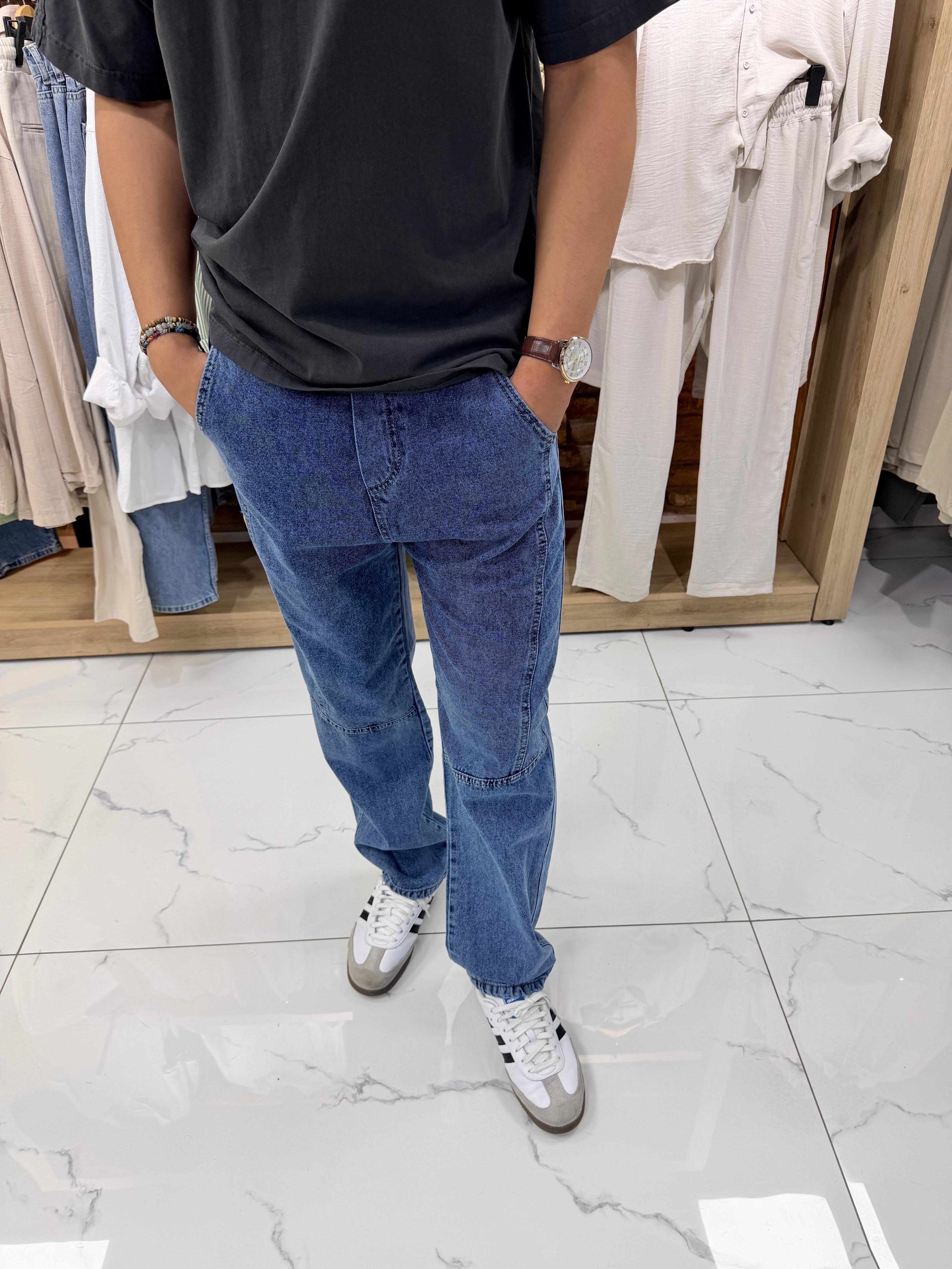 ÖN DETAYLI BAGGY KOT PANTOLON 276
