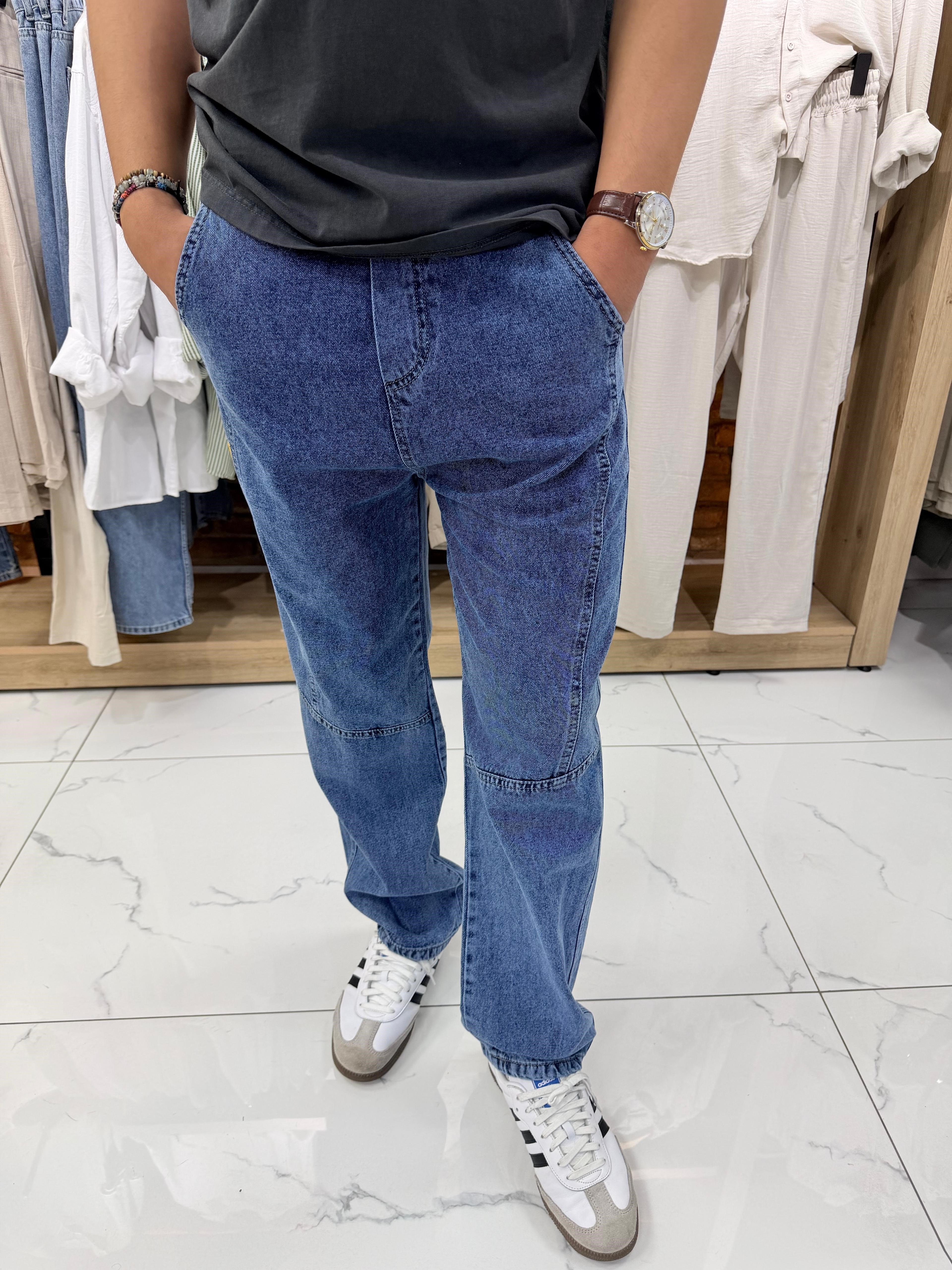 ÖN DETAYLI BAGGY KOT PANTOLON 276