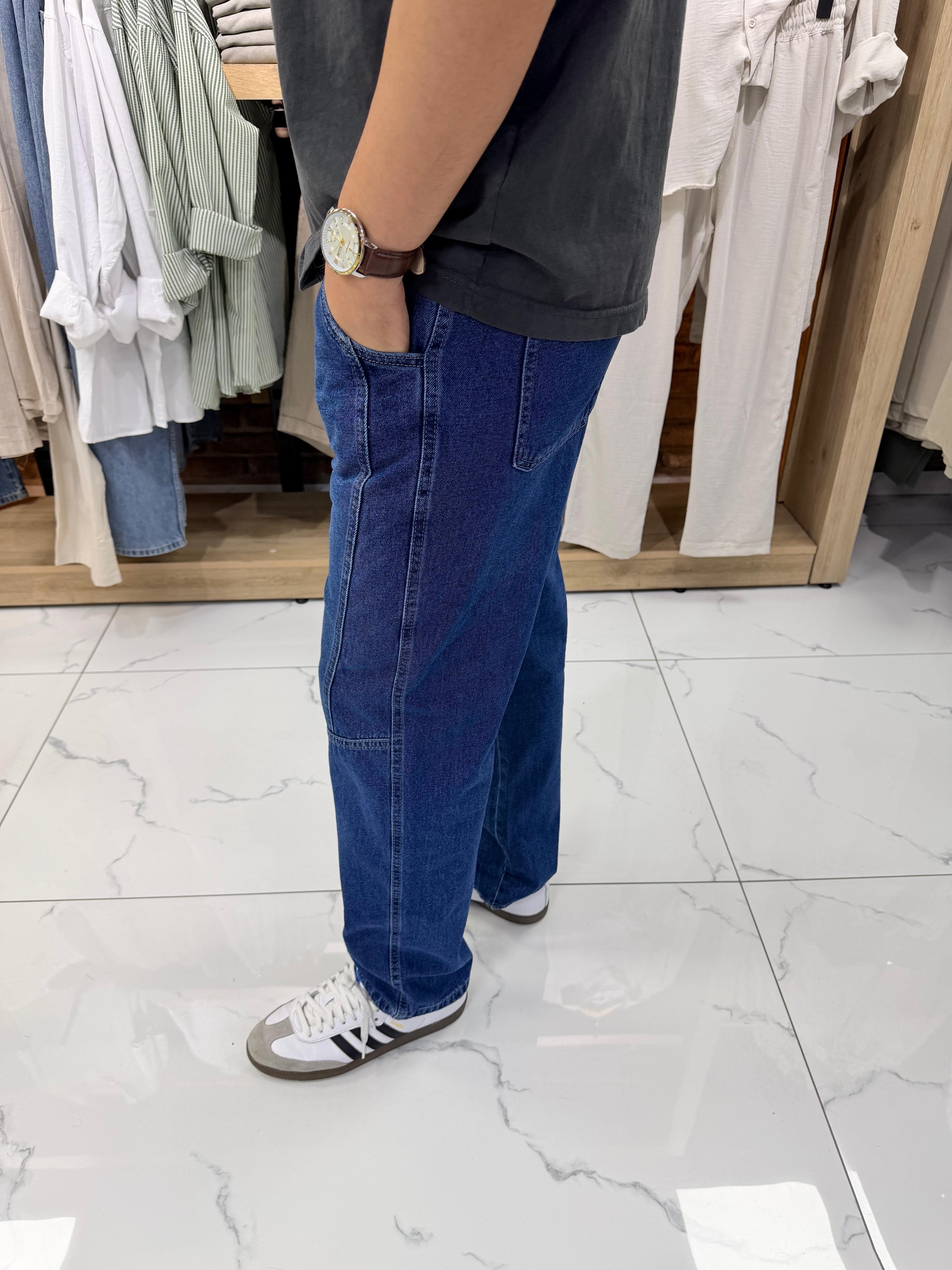ÖN DETAYLI BAGGY KOT PANTOLON 282