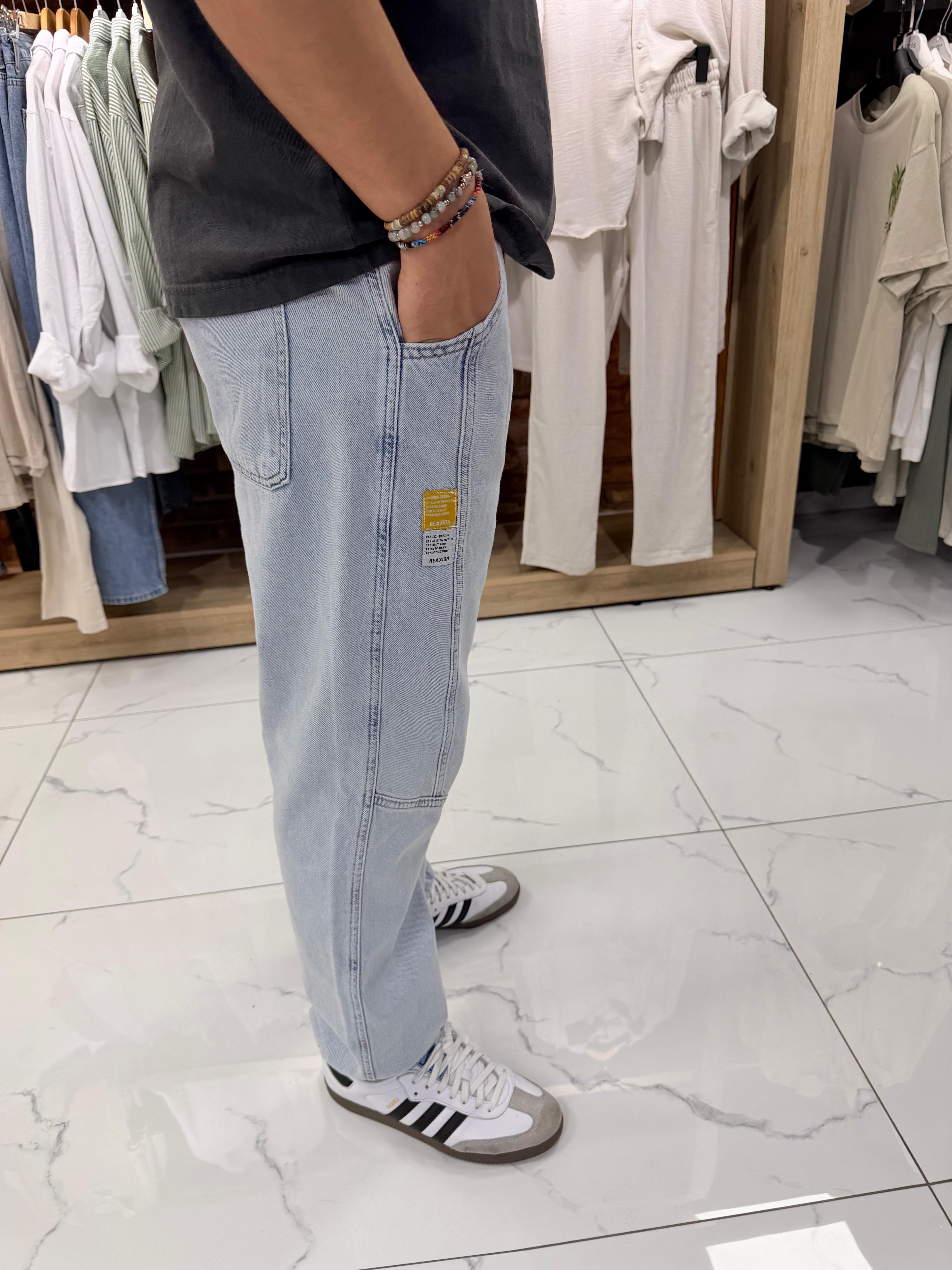ÖN DETAYLI BAGGY KOT PANTOLON 420