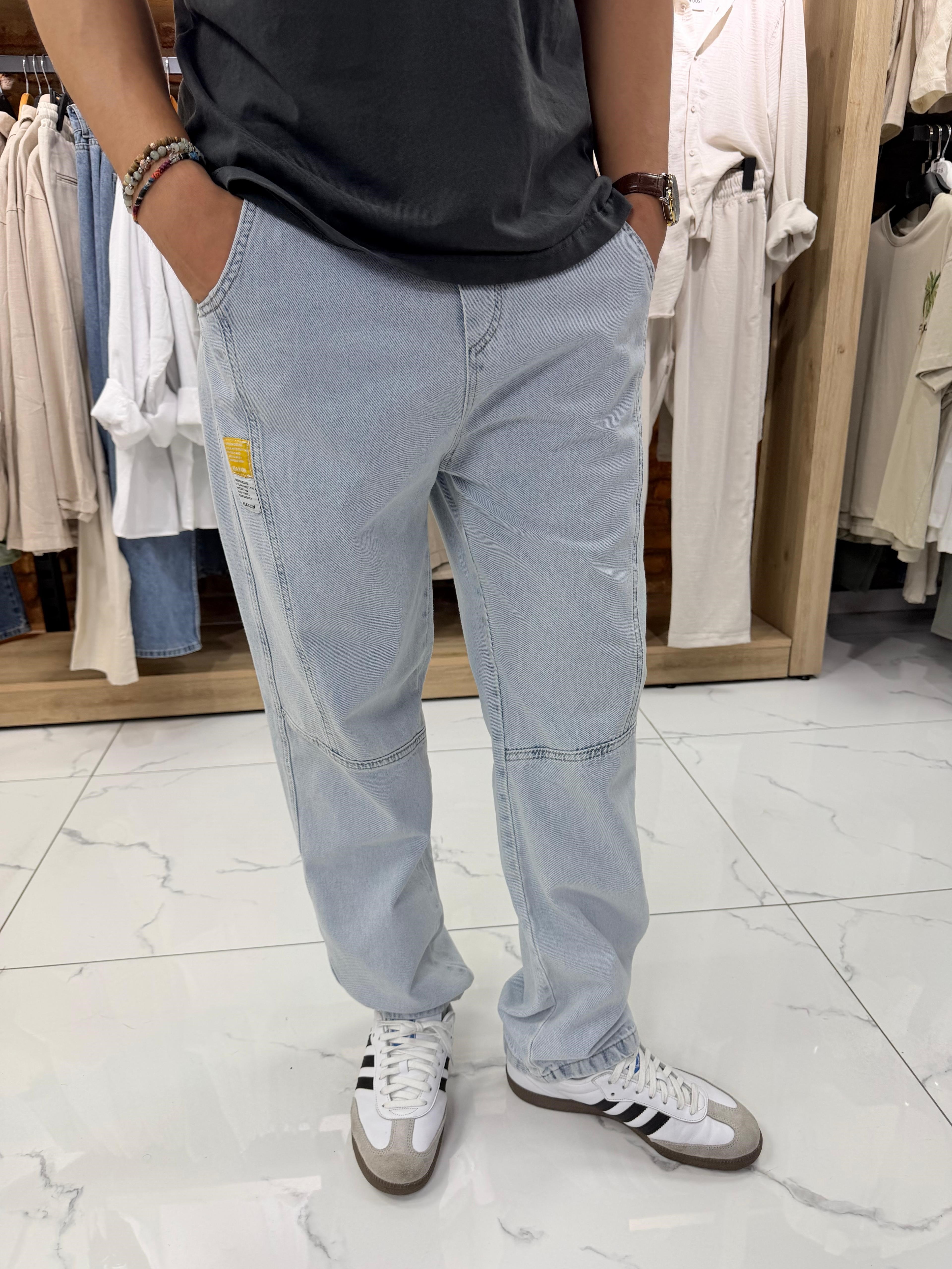 ÖN DETAYLI BAGGY KOT PANTOLON 420